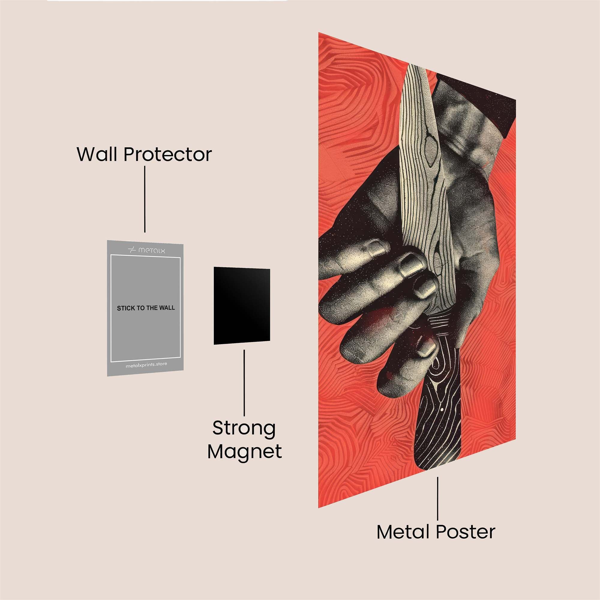Knife Threat Safe Wall Magnetic / M