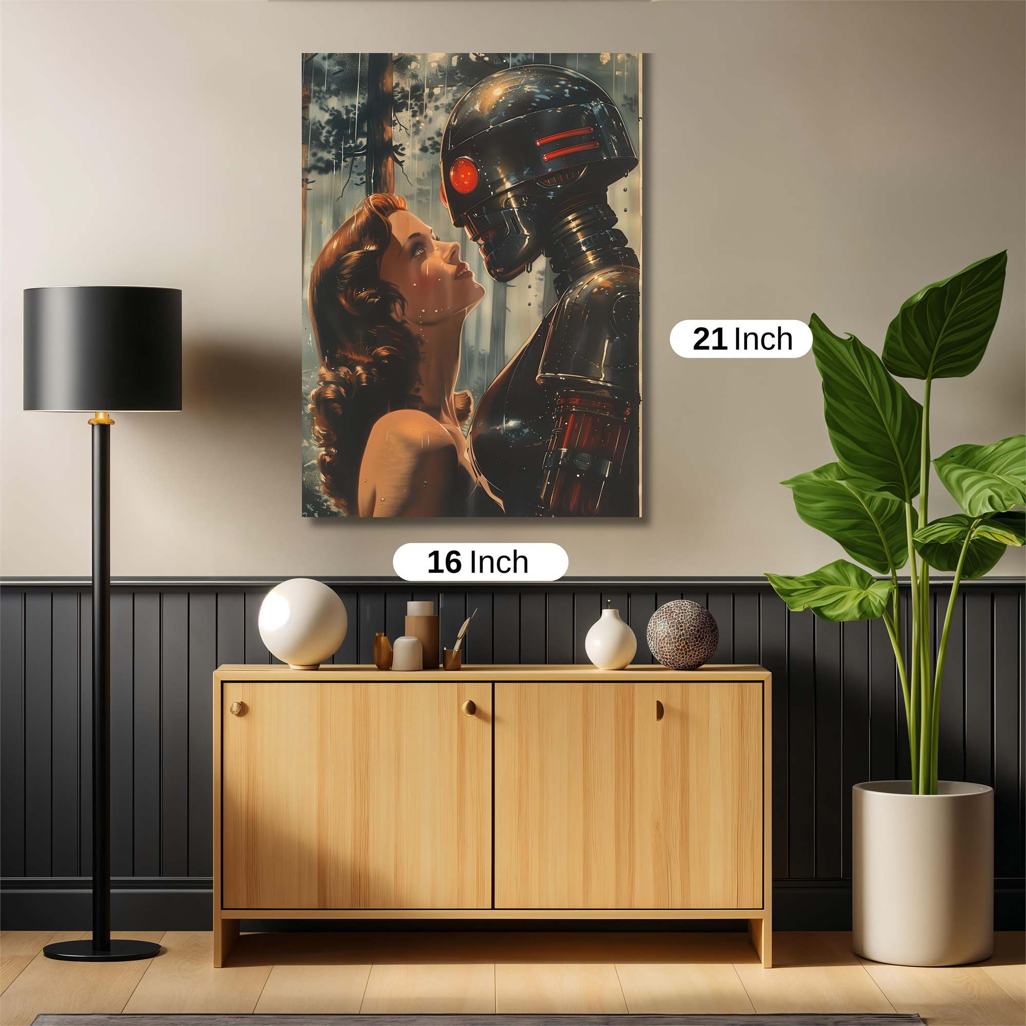 Robot Romance Safe Wall Magnetic / M