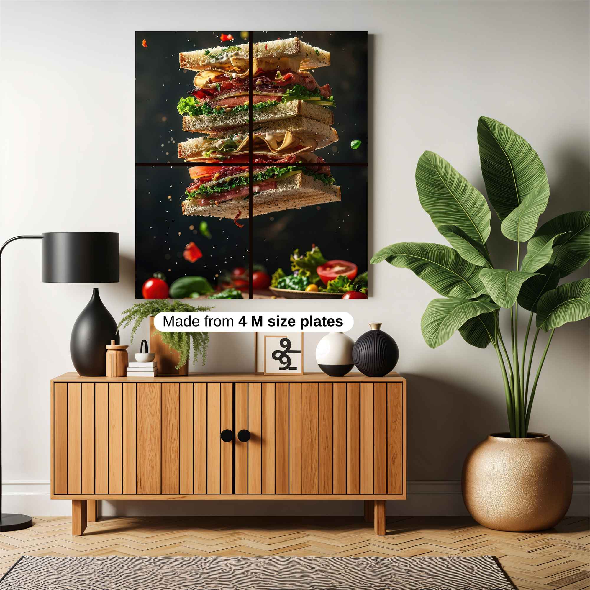 Sandwich Extravaganza Safe Wall Magnetic / M