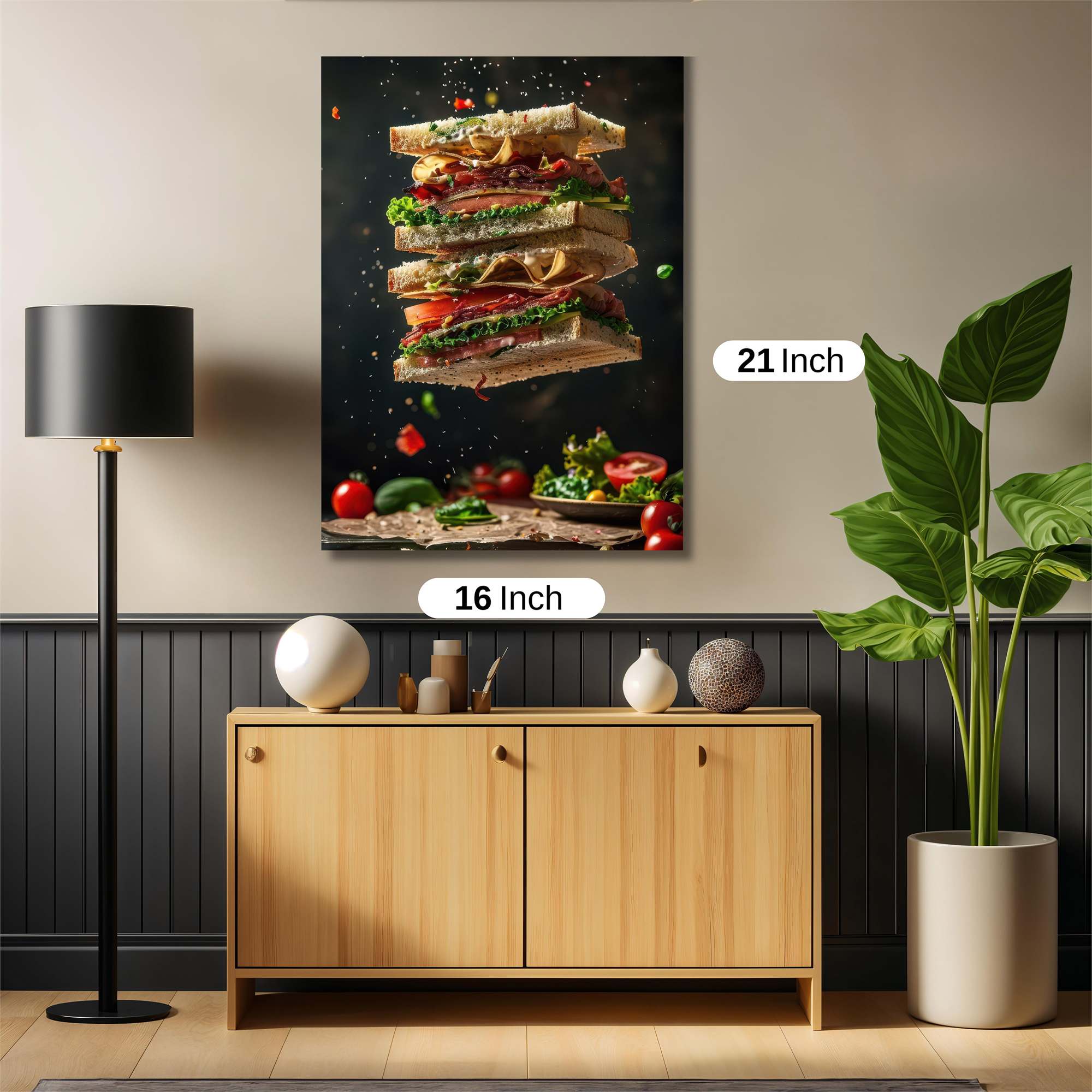Sandwich Extravaganza Safe Wall Magnetic / M