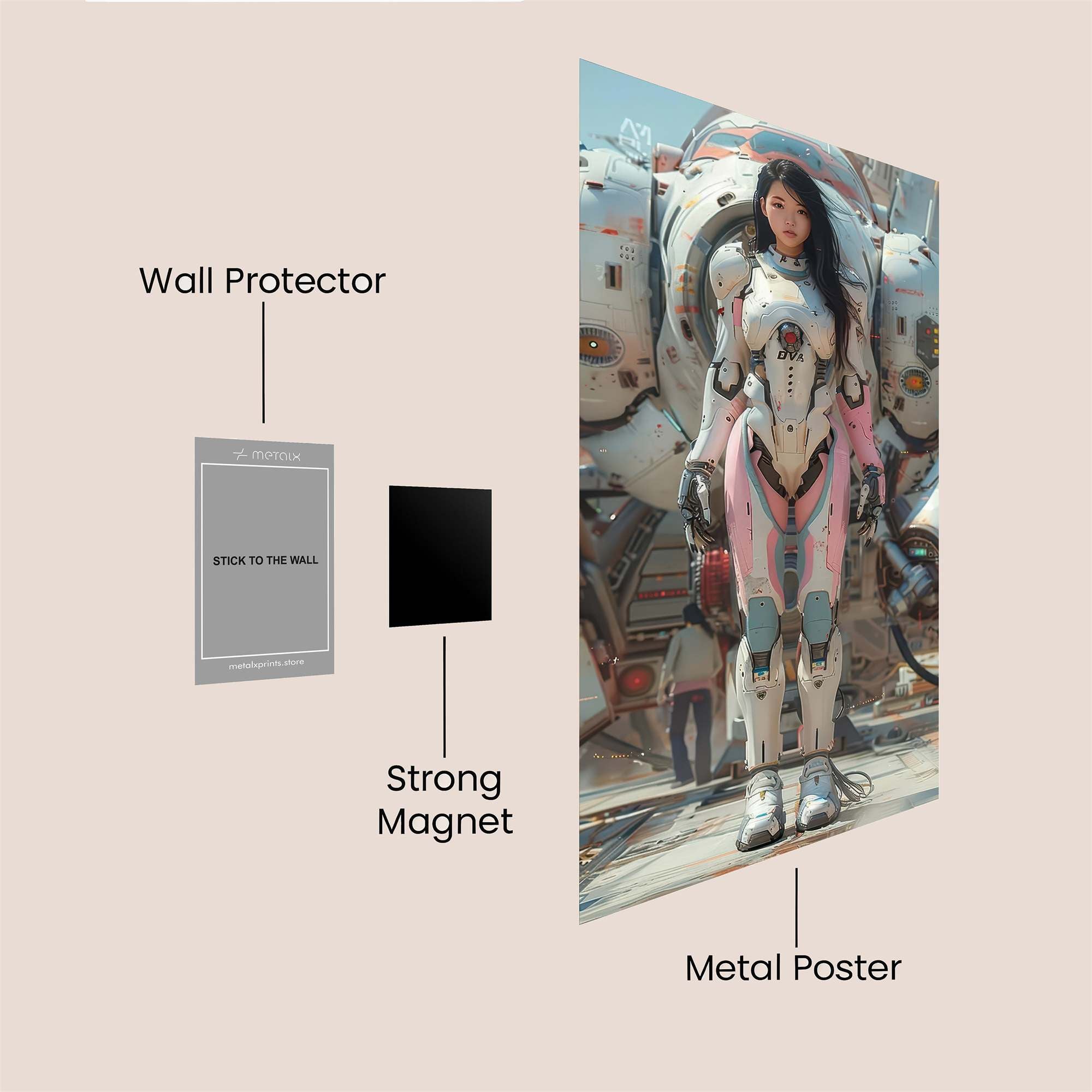 Mecha Majesty Safe Wall Magnetic / M