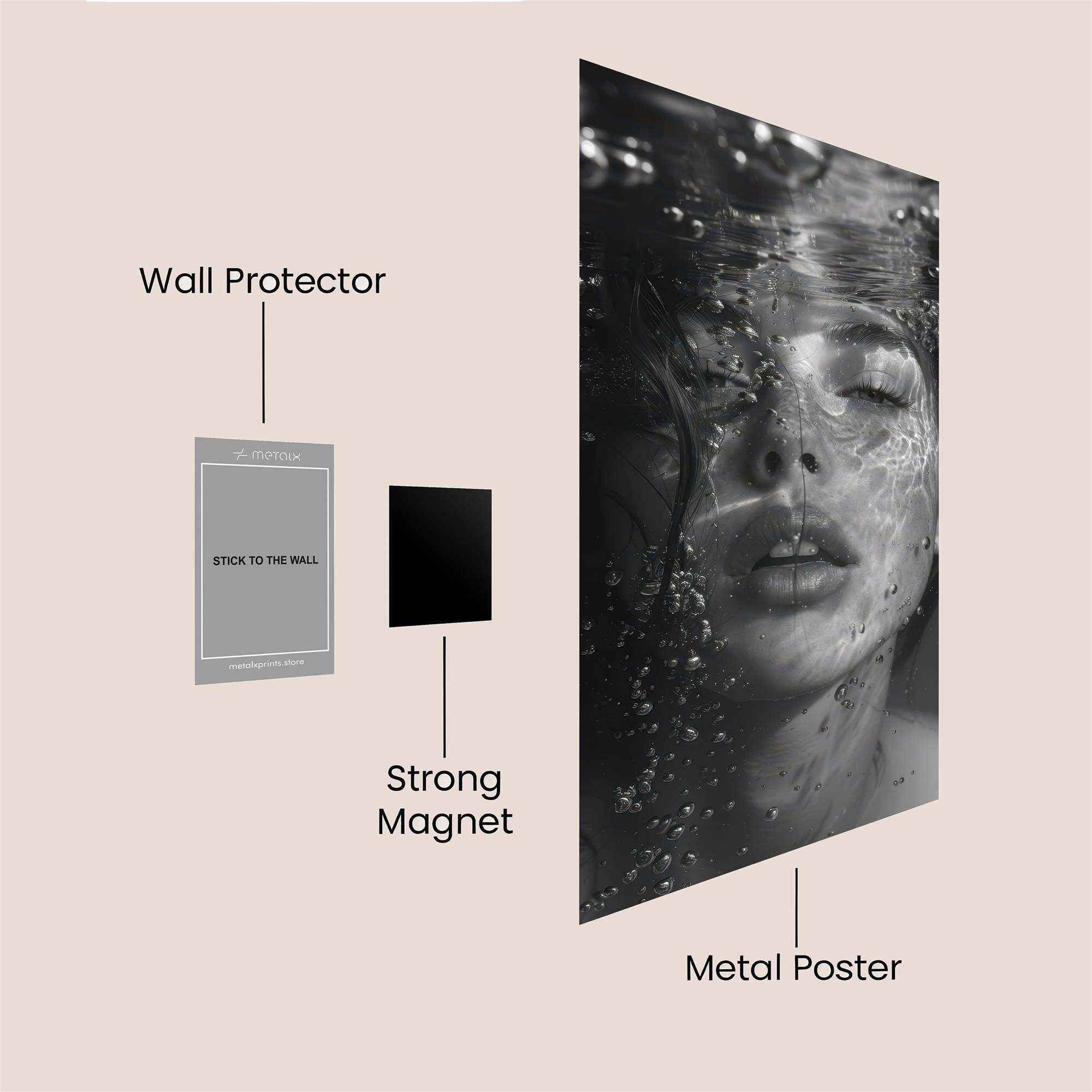 Submerged Serenity Safe Wall Magnetic / M