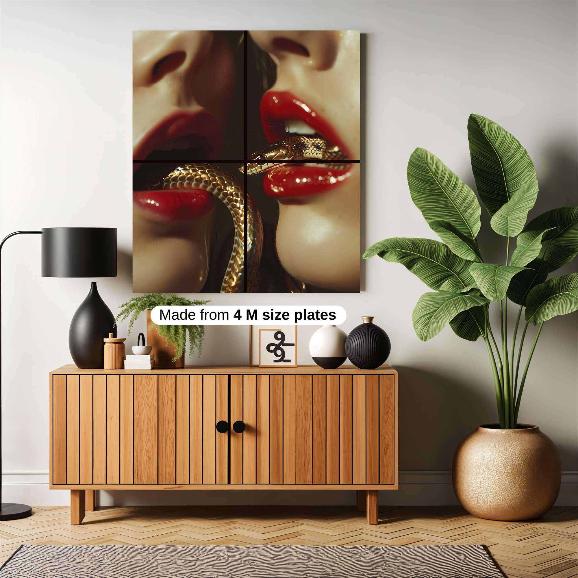 Serpentine Seduction Safe Wall Magnetic / M
