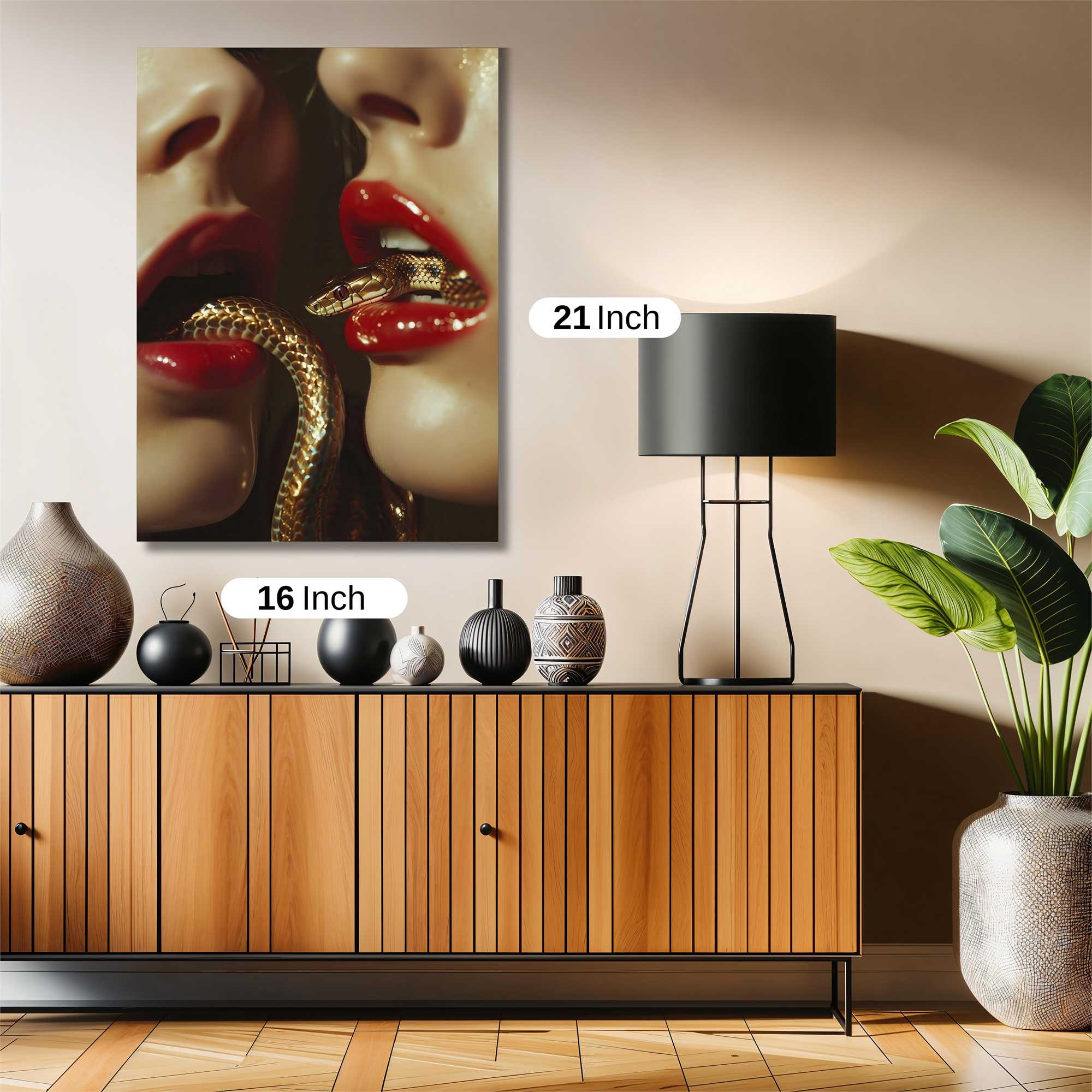 Serpentine Seduction Safe Wall Magnetic / M