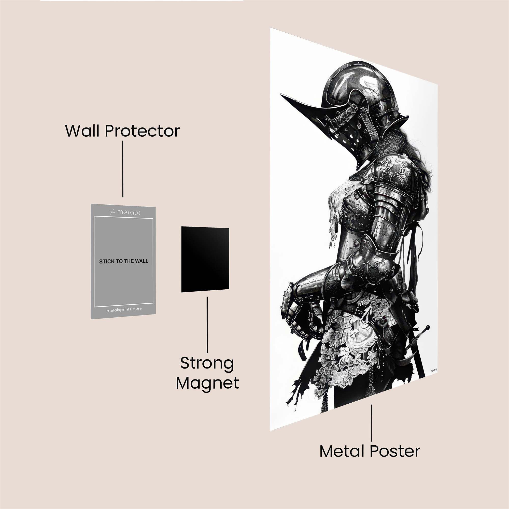 Knight Melancholy Safe Wall Magnetic / M