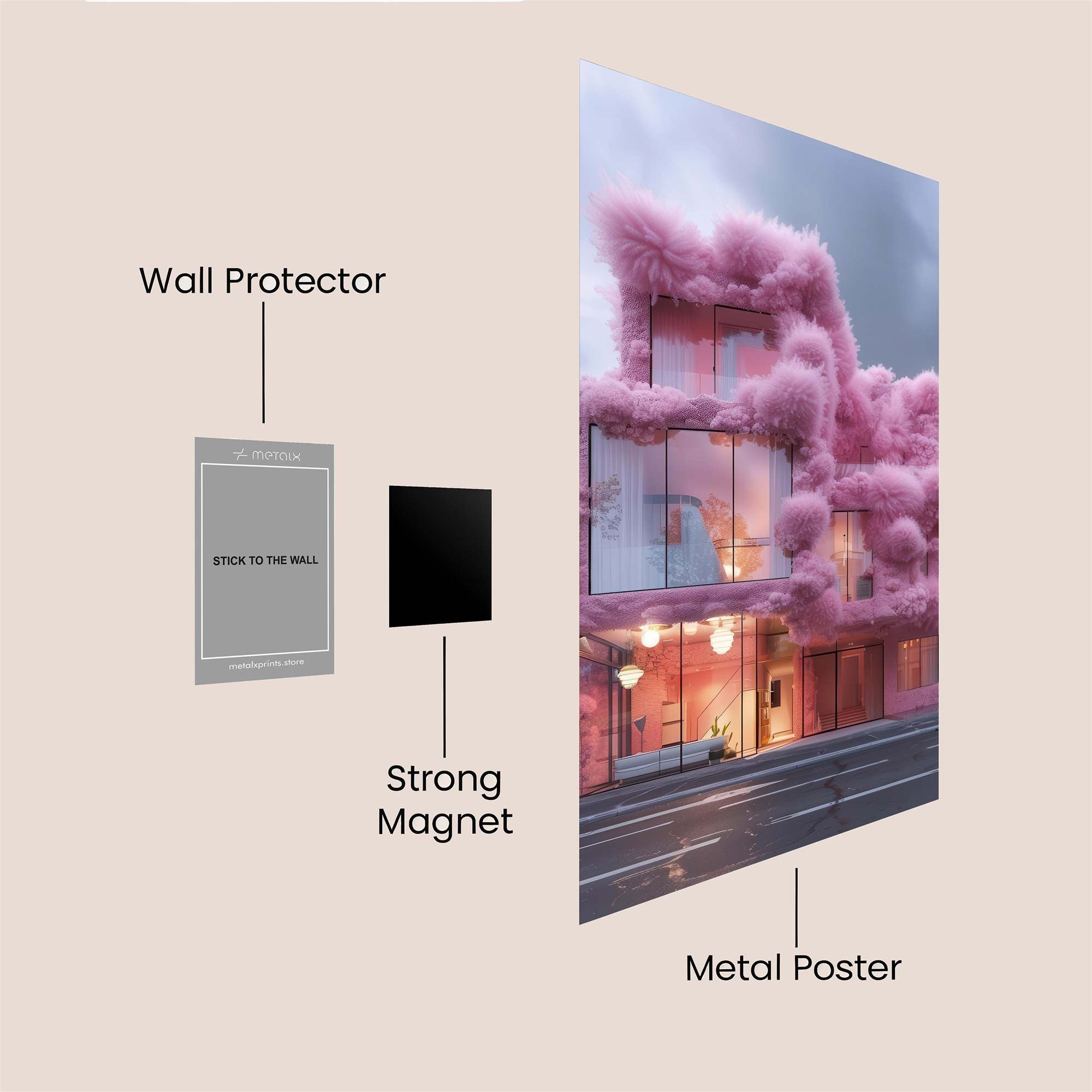 Fluffy Dream Safe Wall Magnetic / M