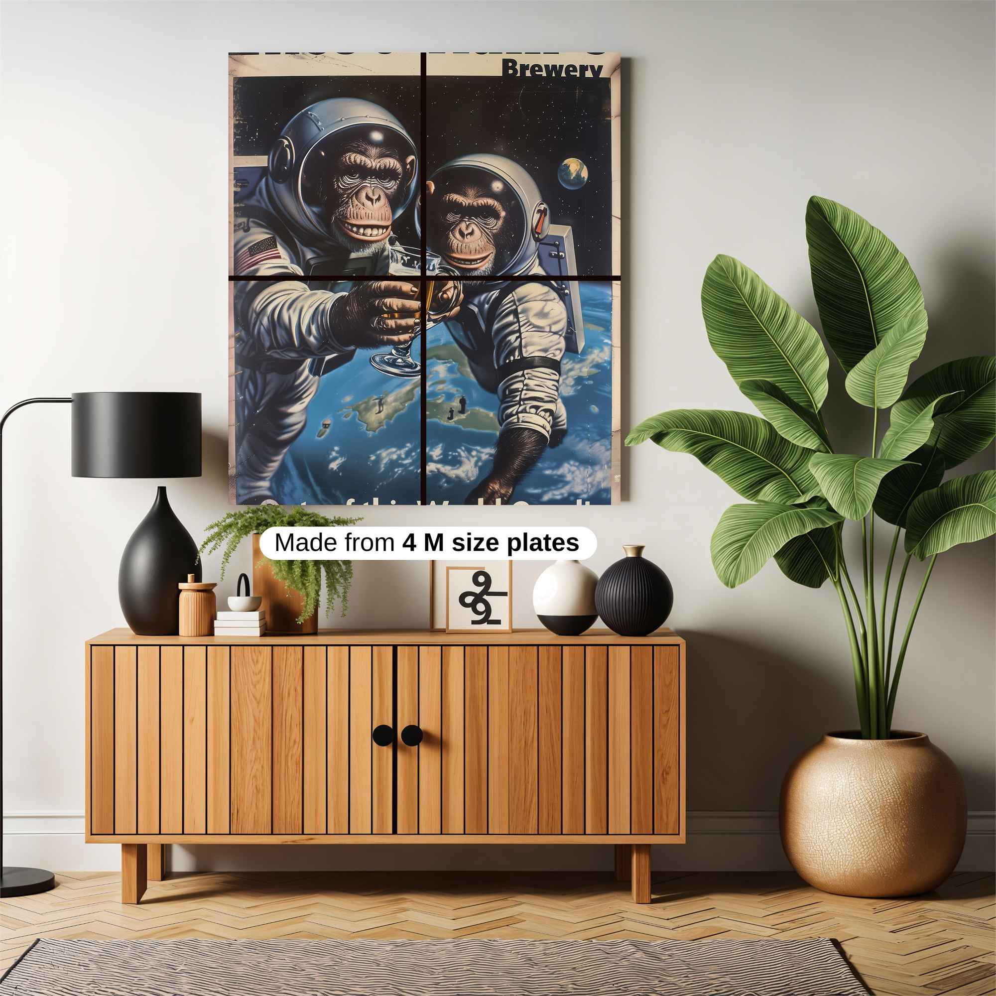 Astronaut Antics Safe Wall Magnetic / M