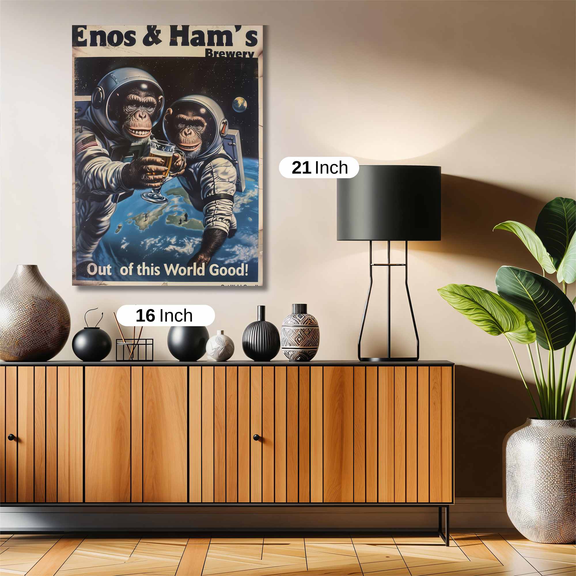 Astronaut Antics Safe Wall Magnetic / M