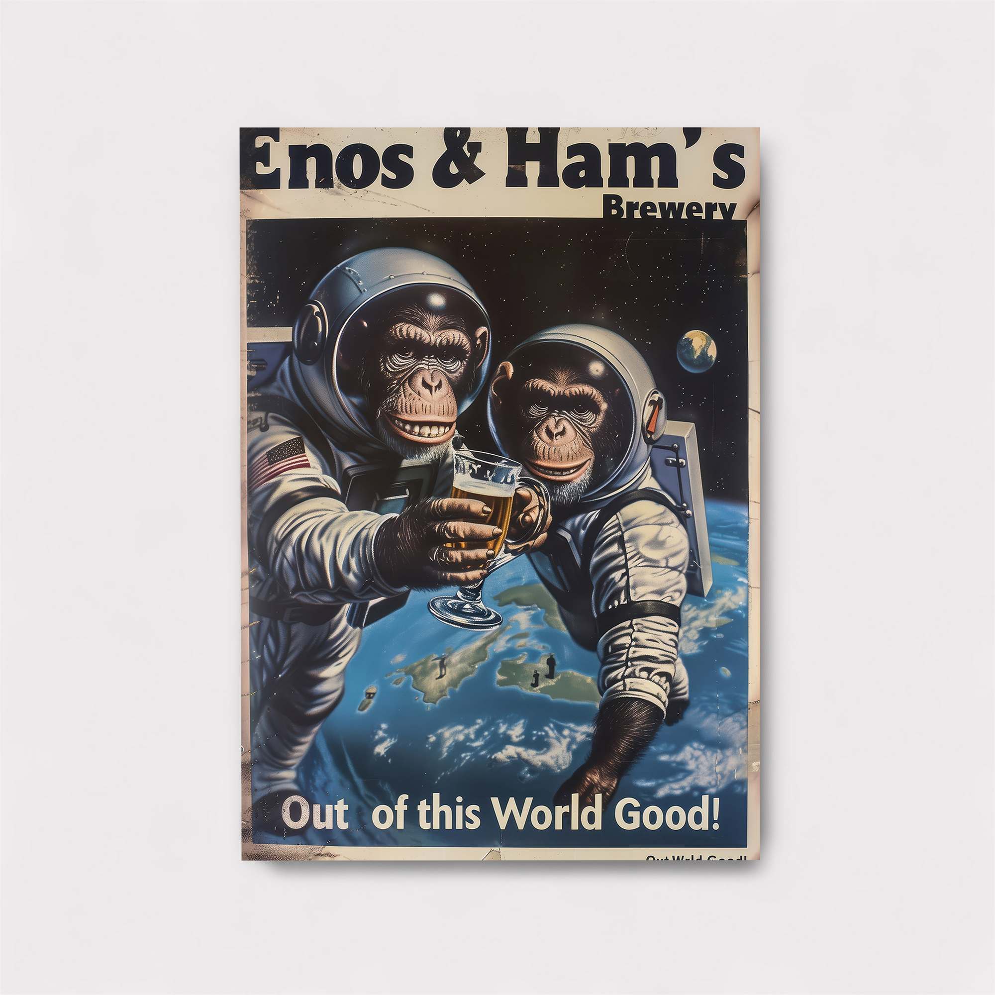 Astronaut Antics Safe Wall Magnetic / M