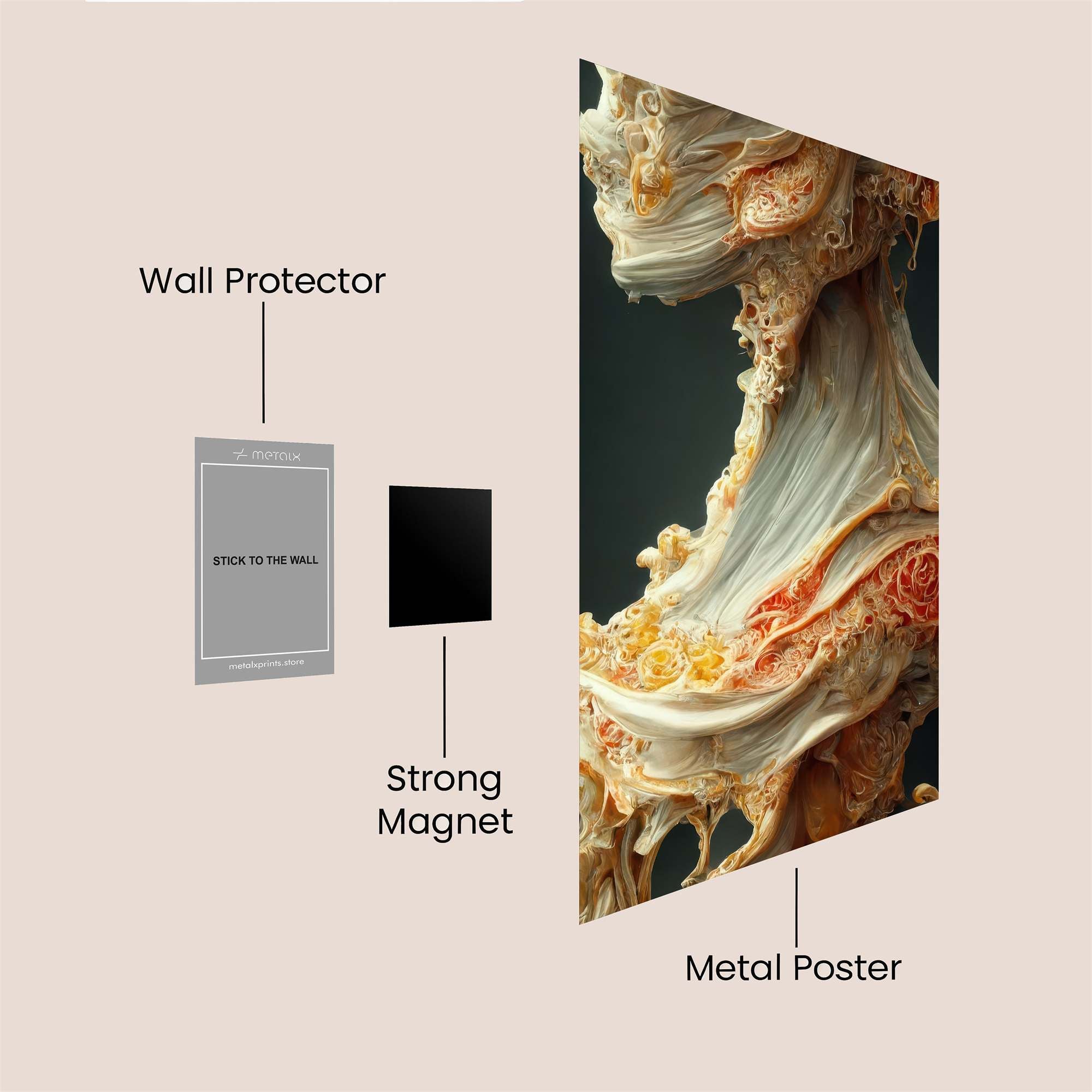 Flesh Bloom Safe Wall Magnetic / M