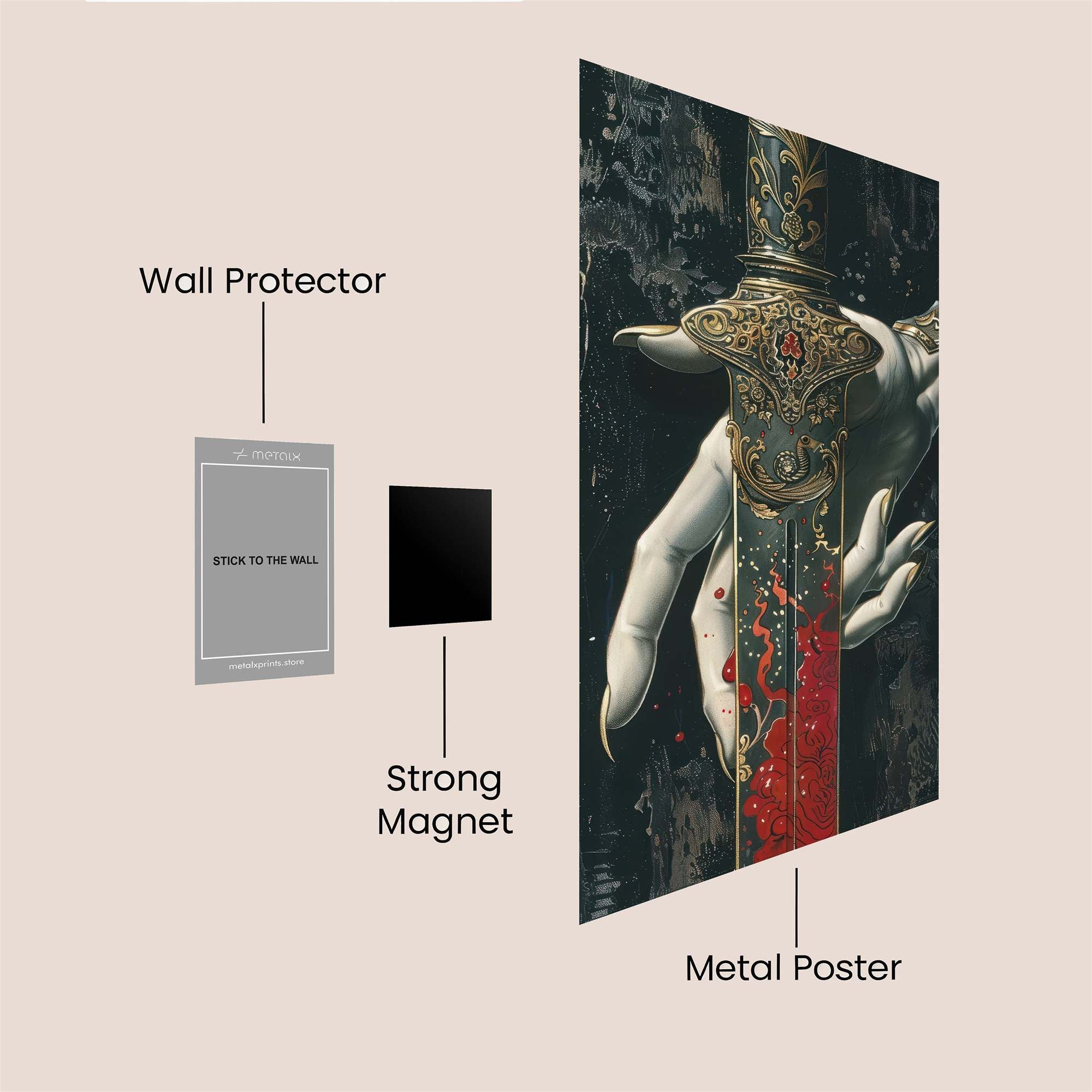 Vampire's Lament Safe Wall Magnetic / M