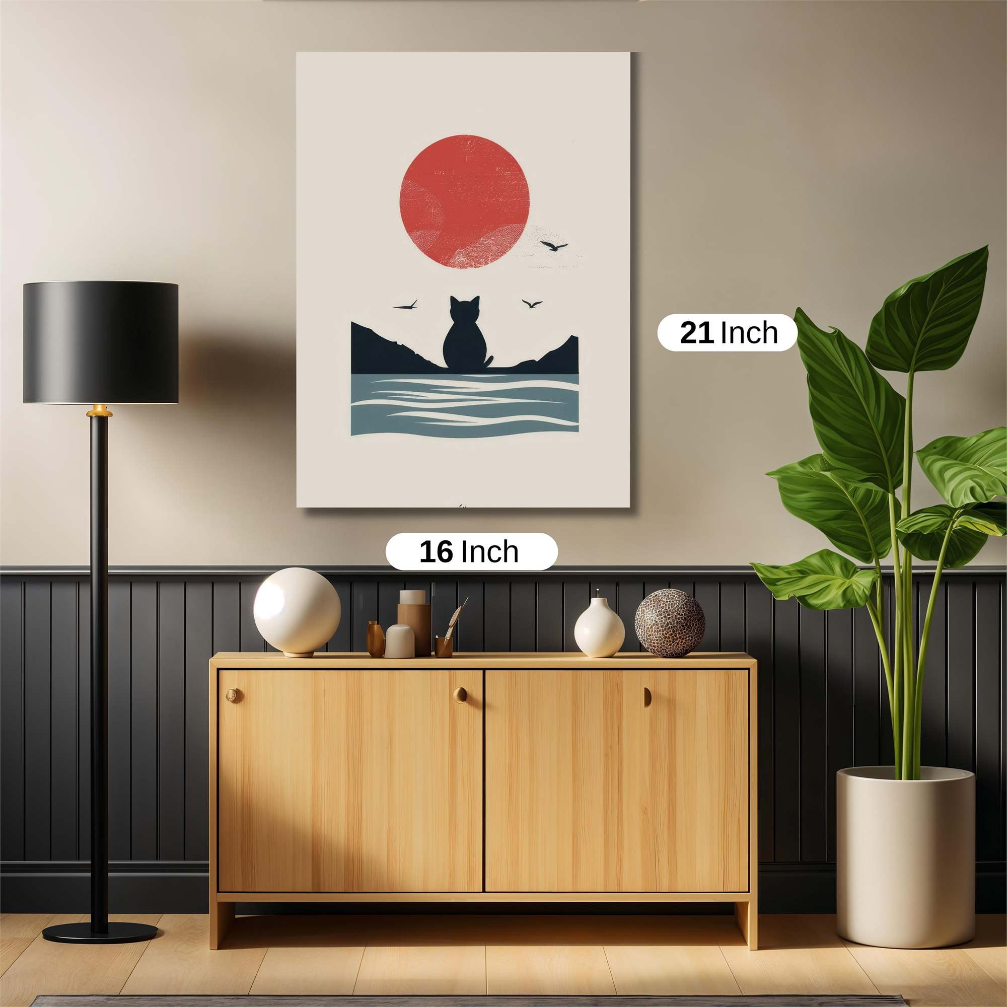 Cat Serenity Safe Wall Magnetic / M