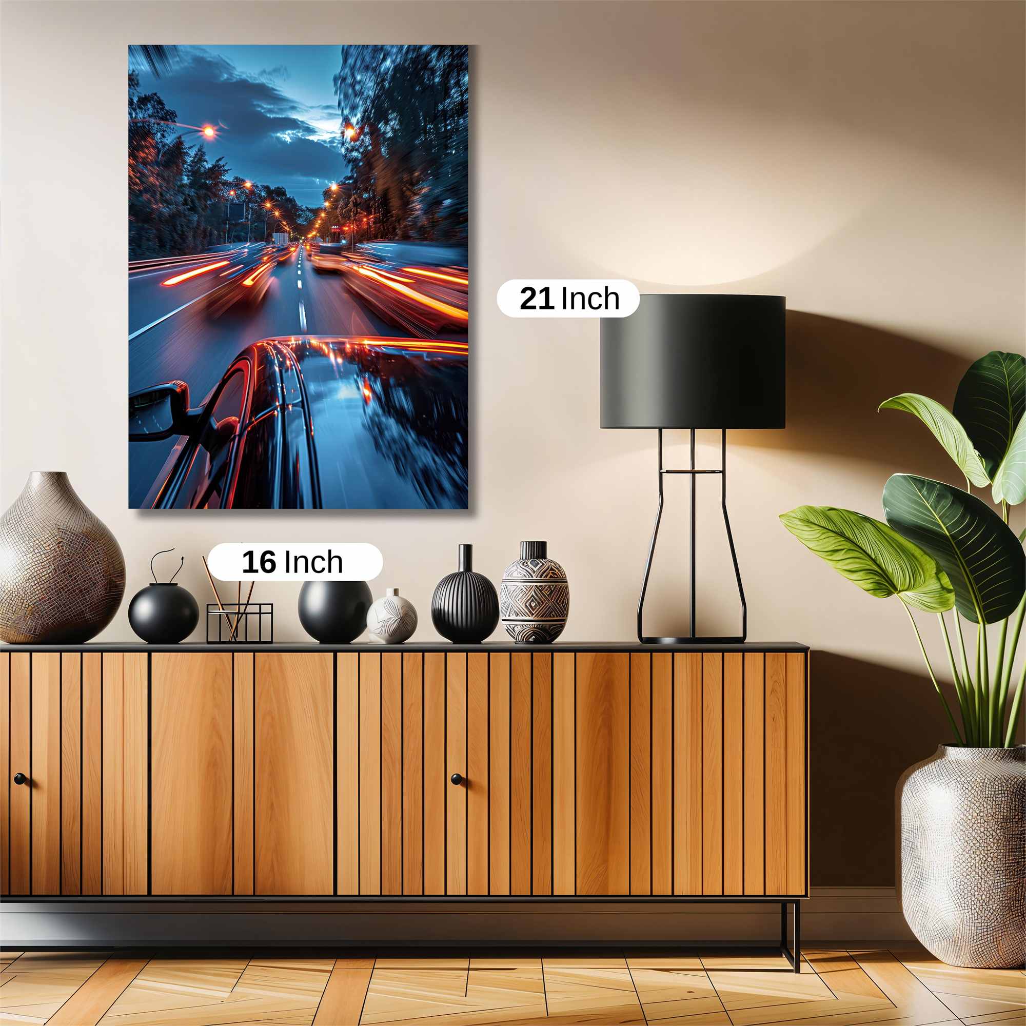 Highway Rush Safe Wall Magnetic / M