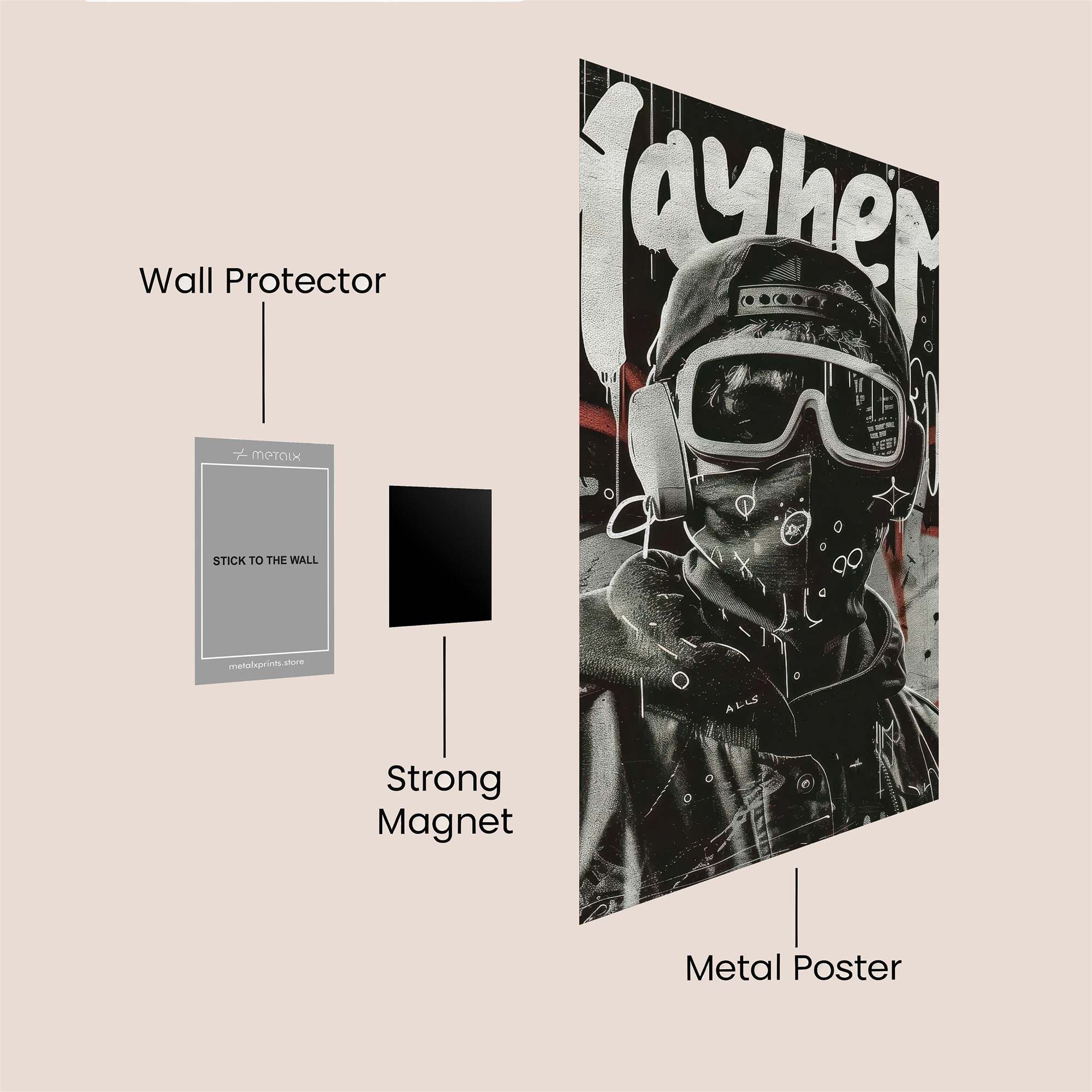 Urban Chaos Safe Wall Magnetic / M