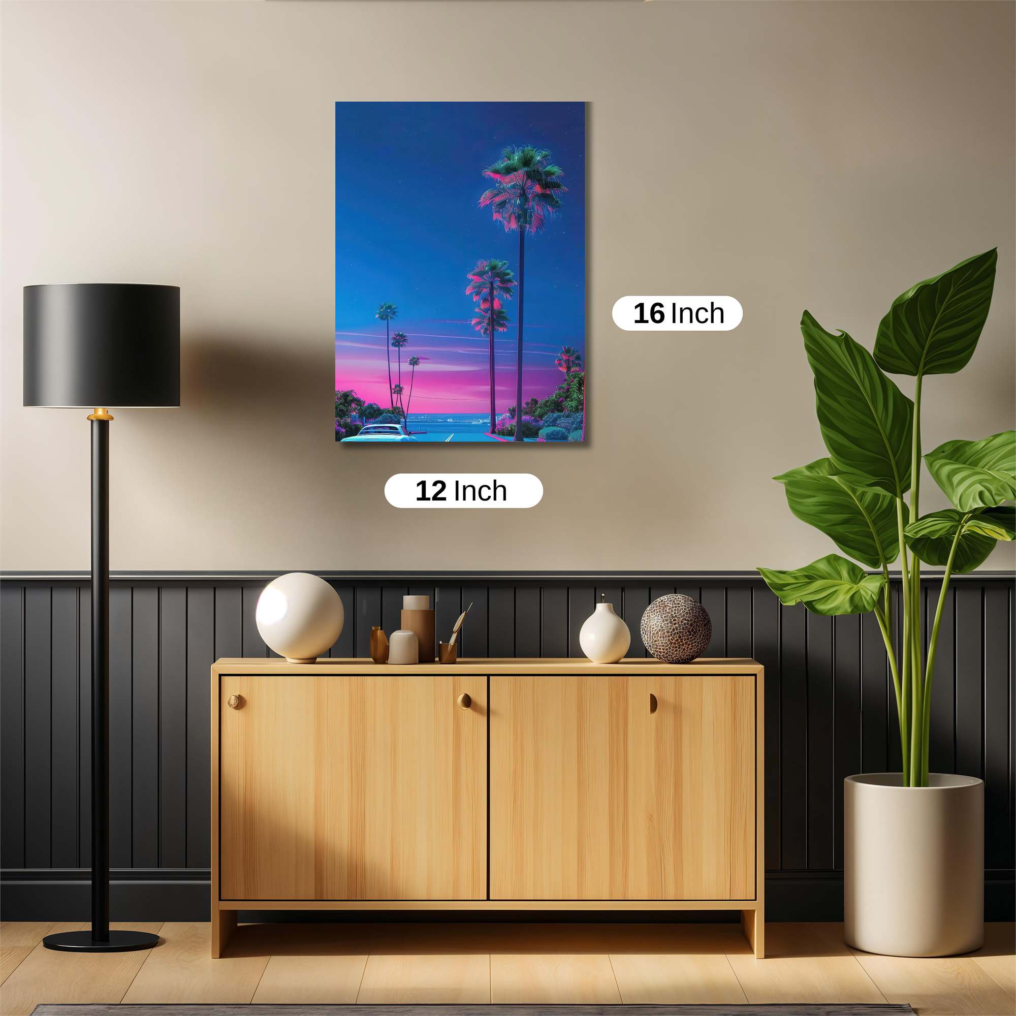 Sunset Serenity Safe Wall Magnetic / M
