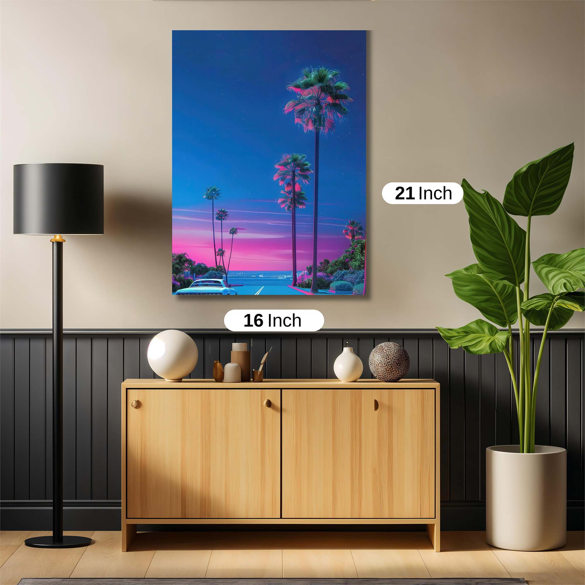 Sunset Serenity Safe Wall Magnetic / M