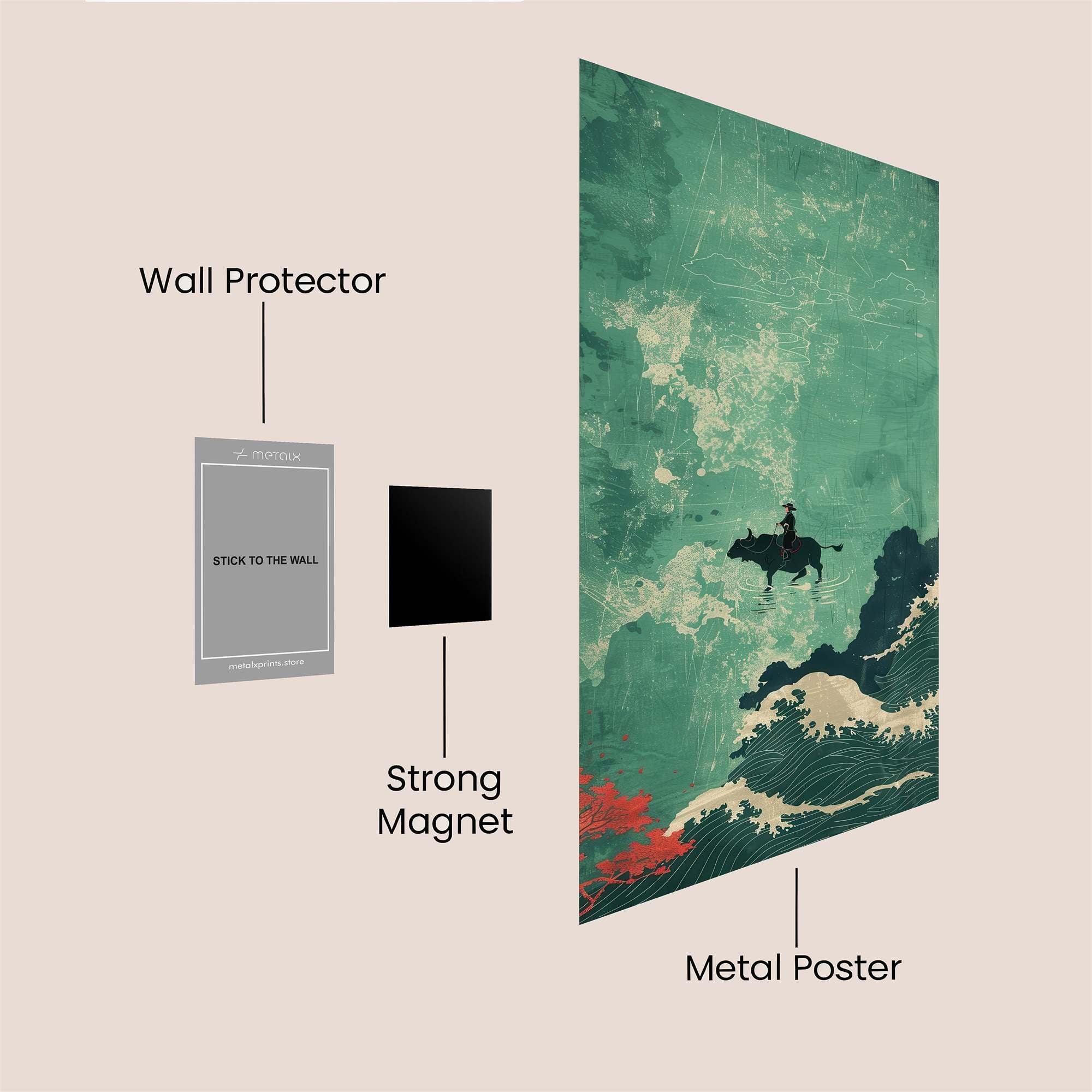 Oxen Dream Safe Wall Magnetic / M