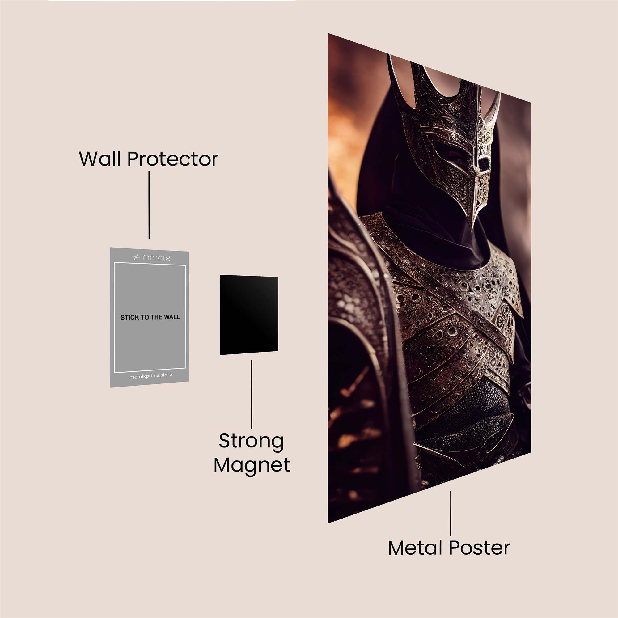 Sauron Brooding Safe Wall Magnetic / M