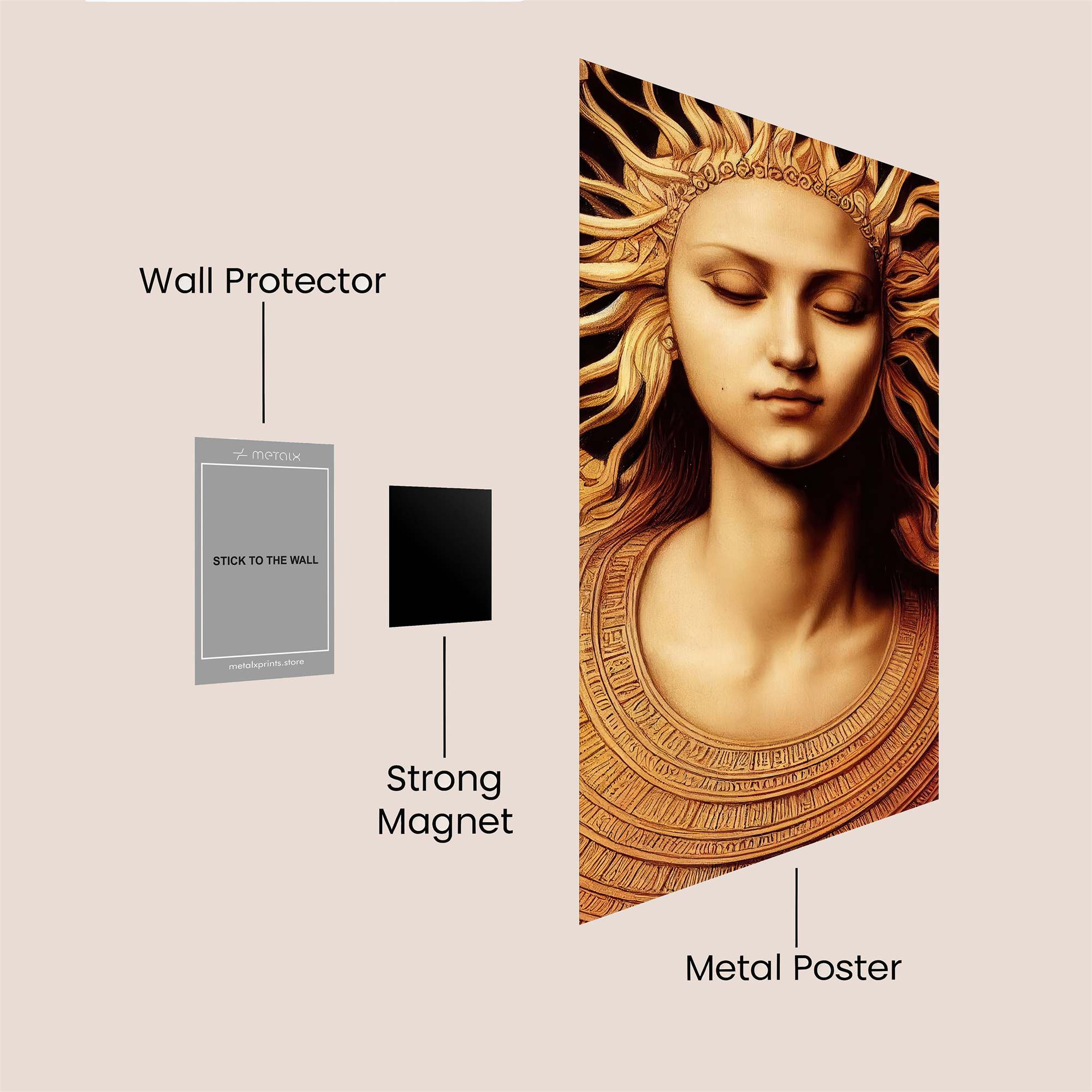Solar Serenity Safe Wall Magnetic / M
