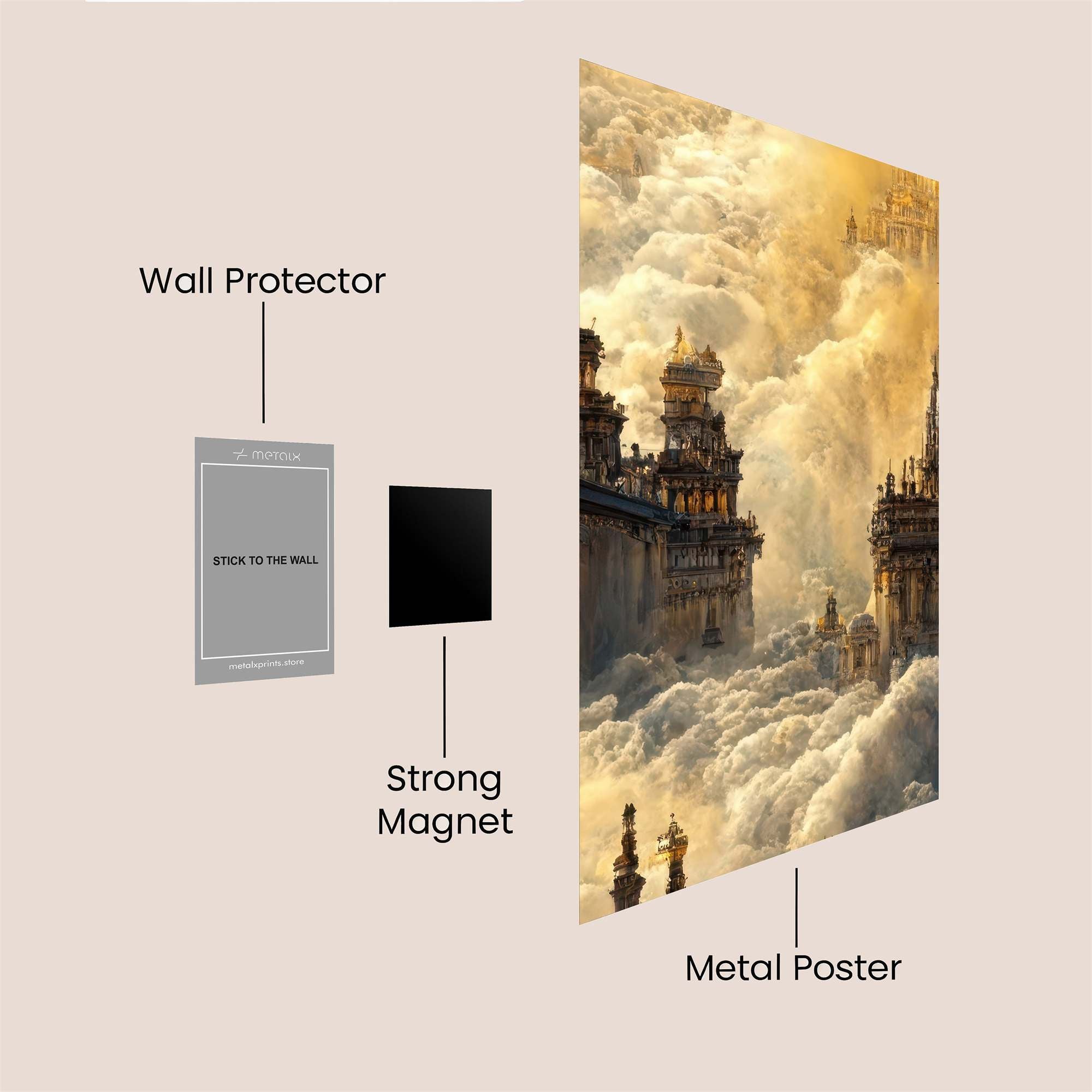 Skyward Serenity Safe Wall Magnetic / M