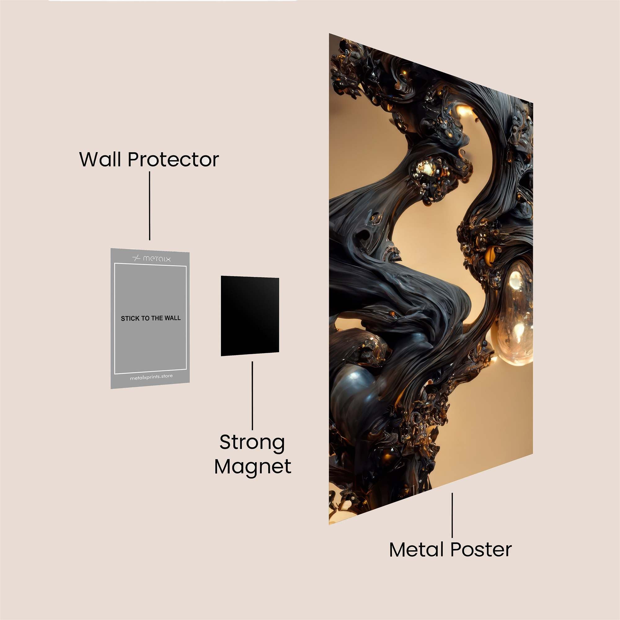 Shadow Dance Safe Wall Magnetic / M