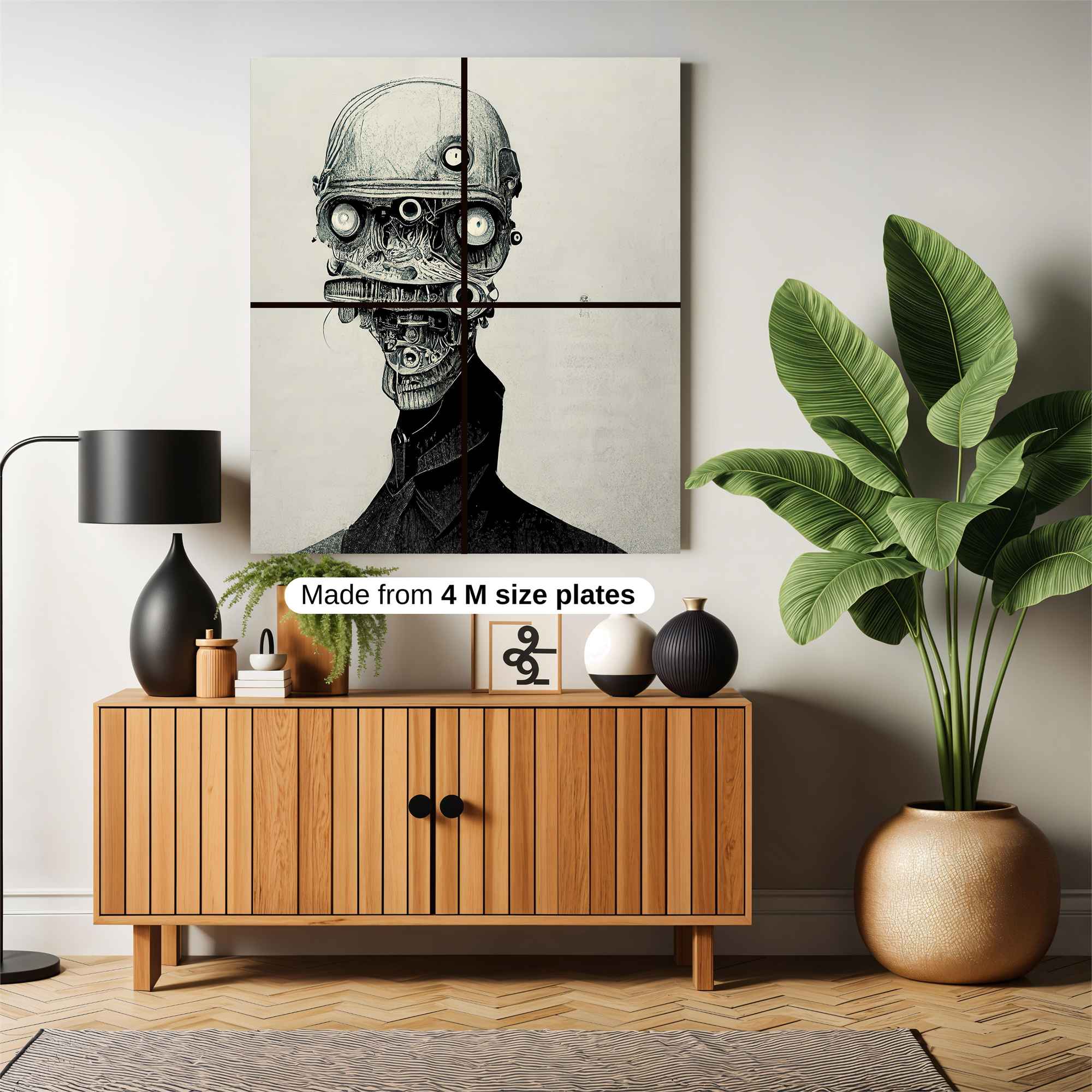 Robot Melancholy Safe Wall Magnetic / M