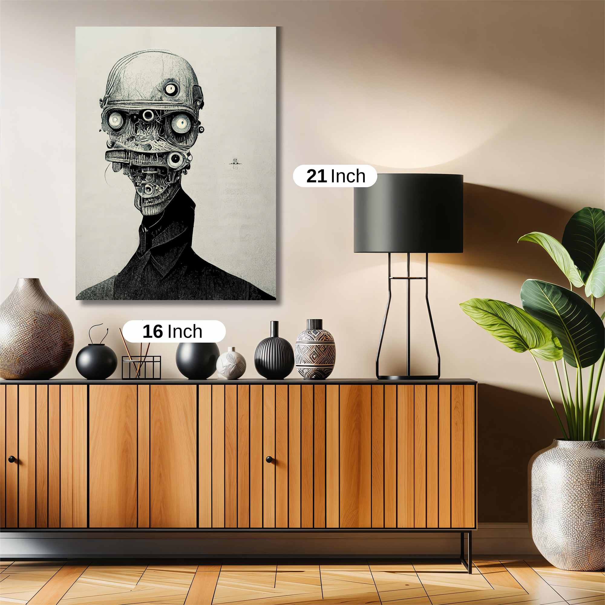 Robot Melancholy Safe Wall Magnetic / M