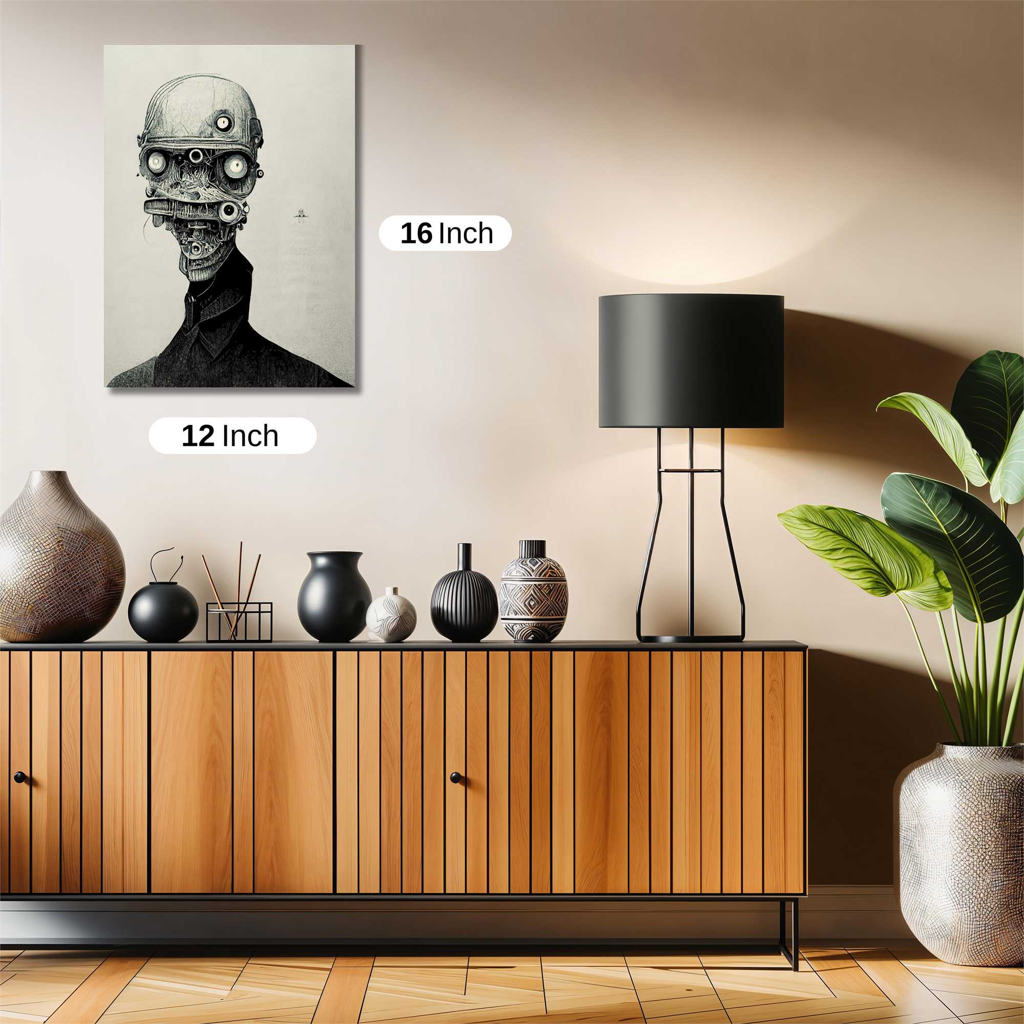 Robot Melancholy Safe Wall Magnetic / M