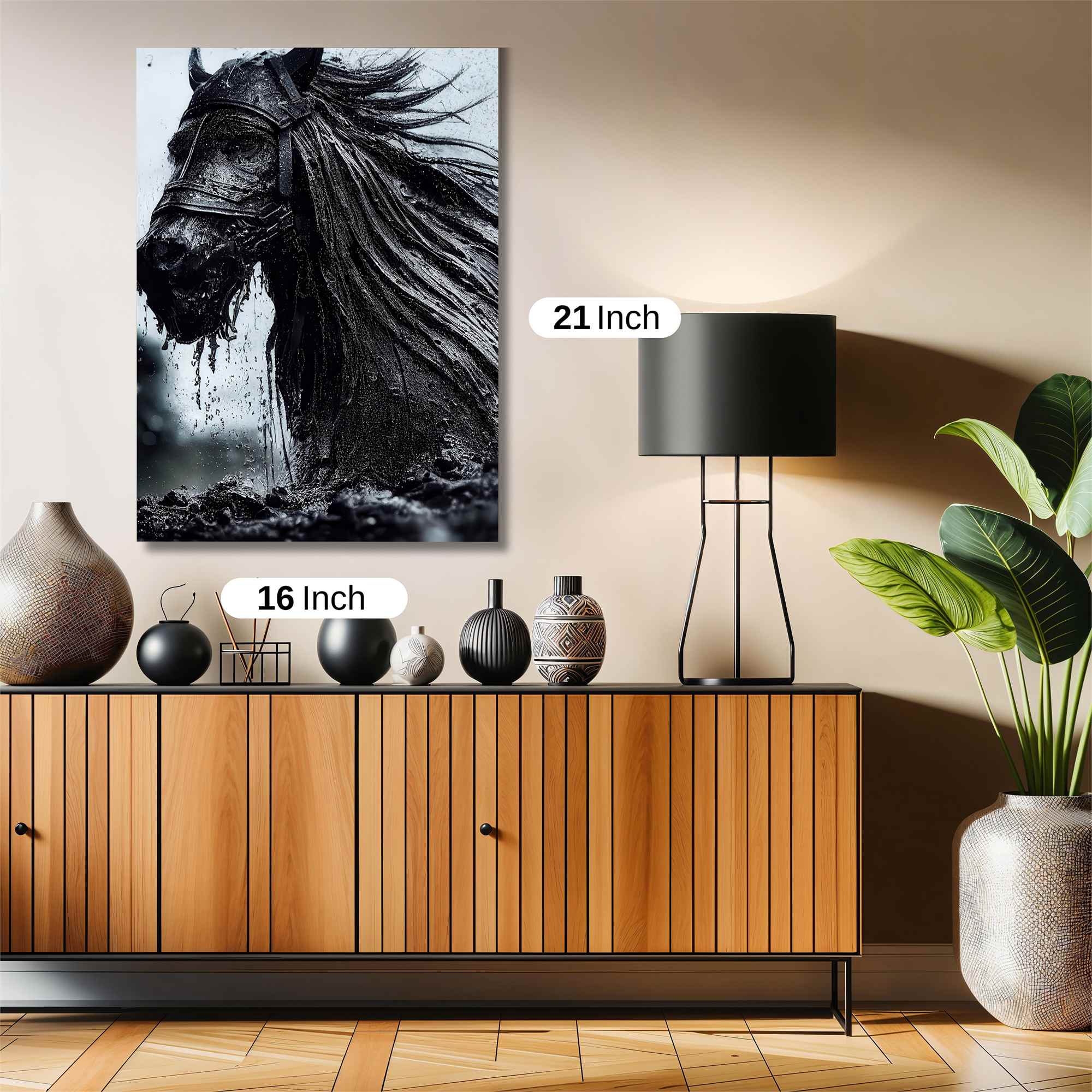 Horse Gloom Safe Wall Magnetic / M
