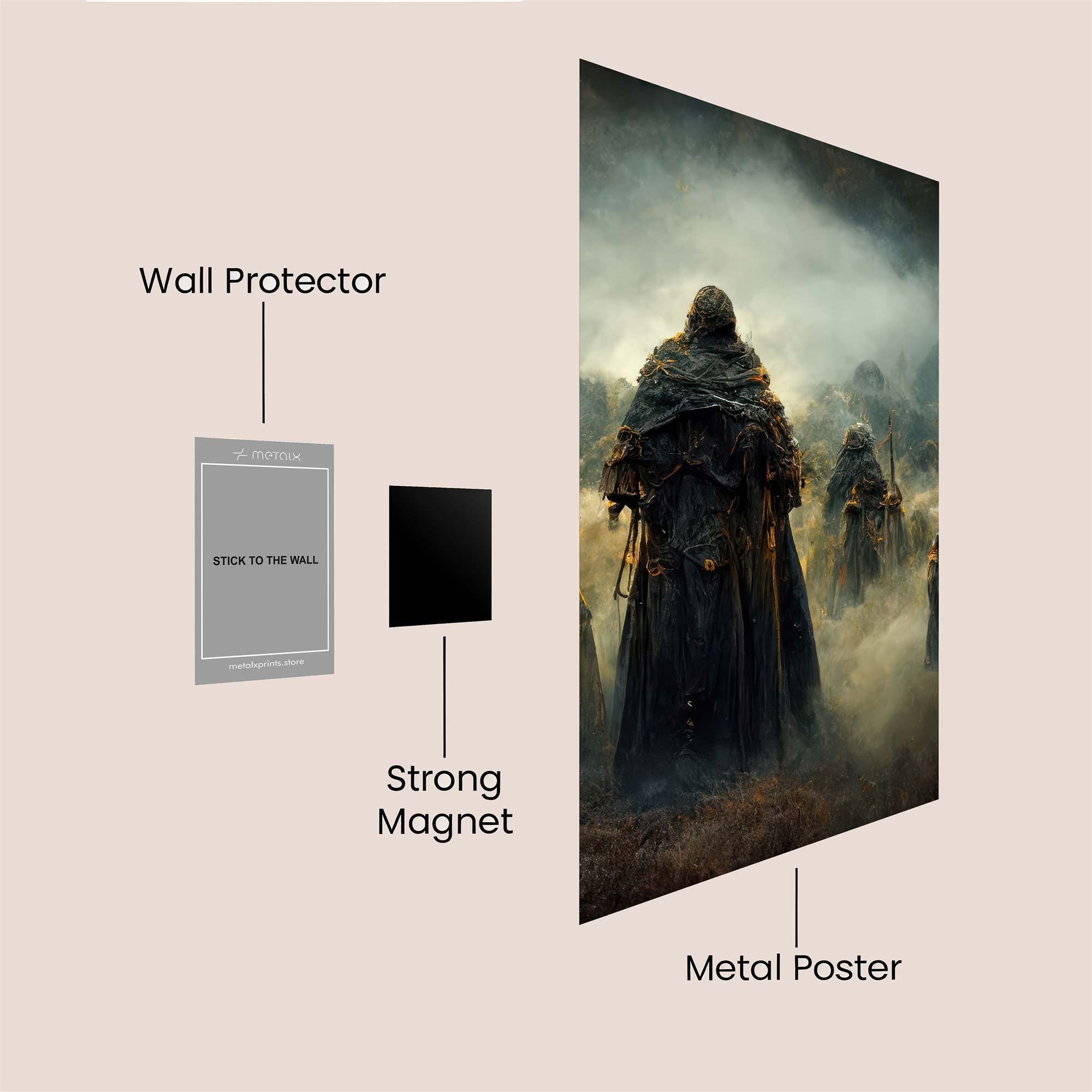 Witchfinder Gloom Safe Wall Magnetic / M