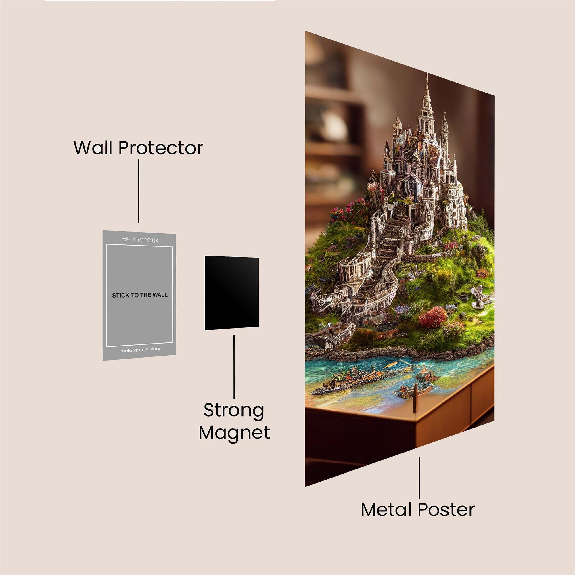 Castle Whimsy Safe Wall Magnetic / M