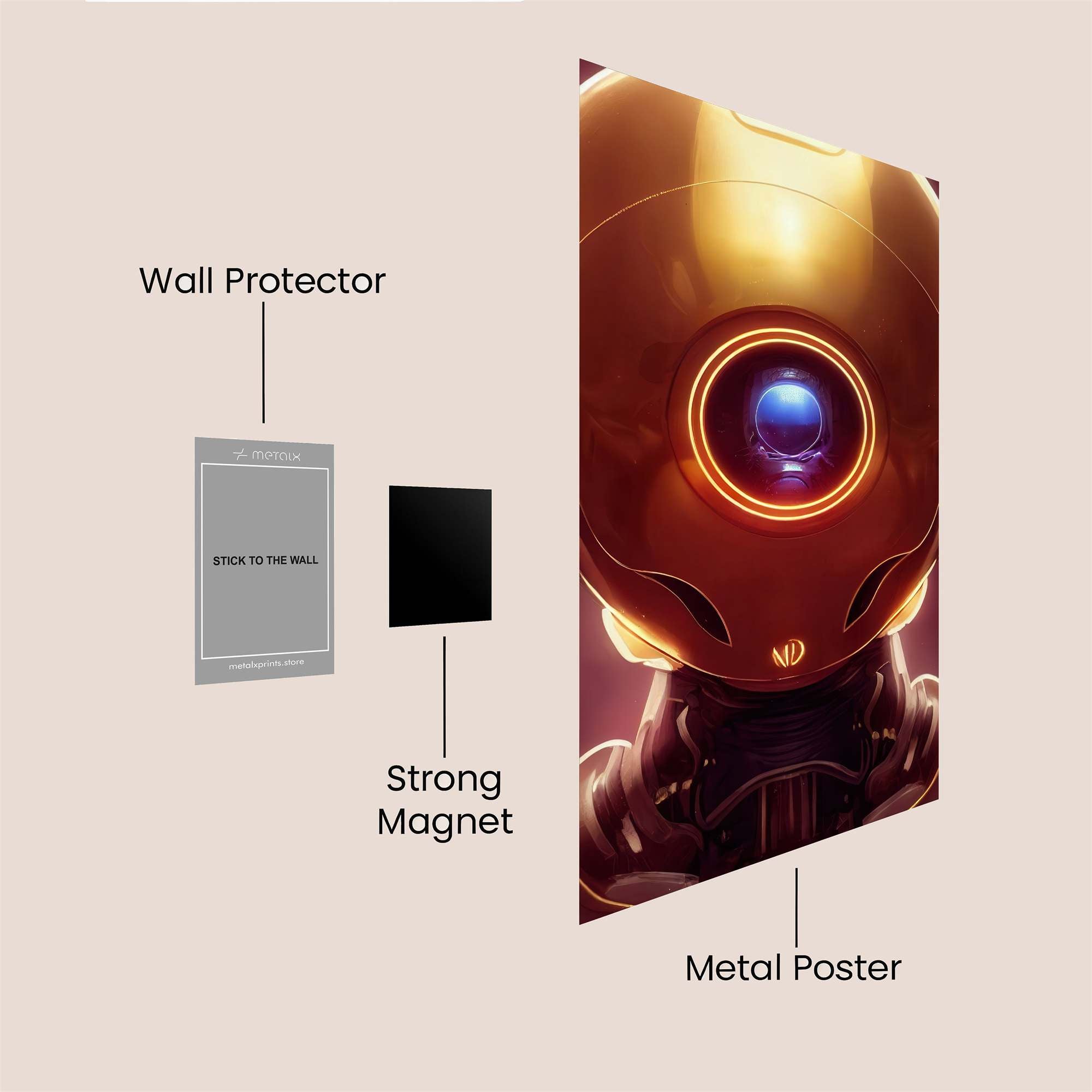 Sentinel Serenity Safe Wall Magnetic / M