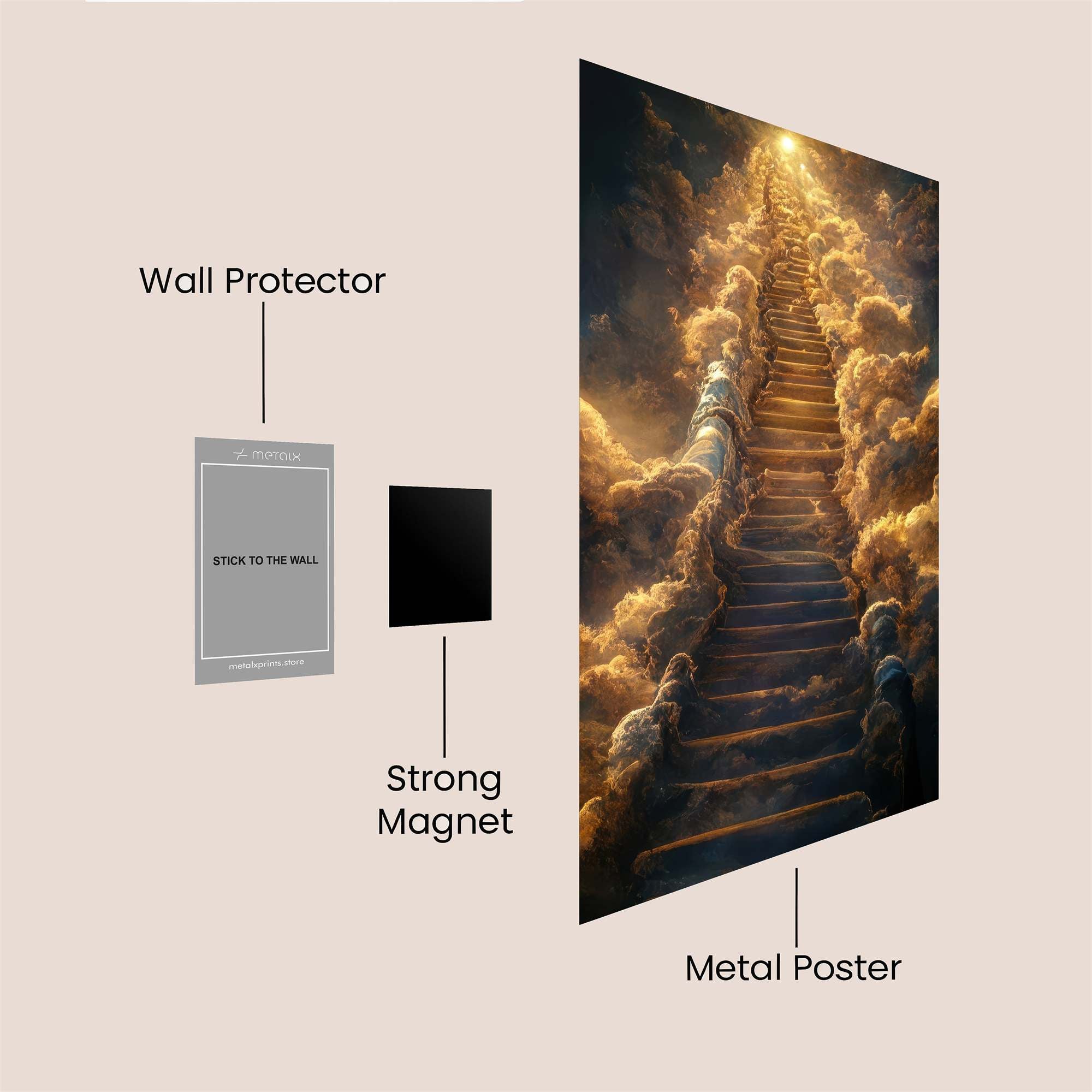 Heavenly Ascent Safe Wall Magnetic / M