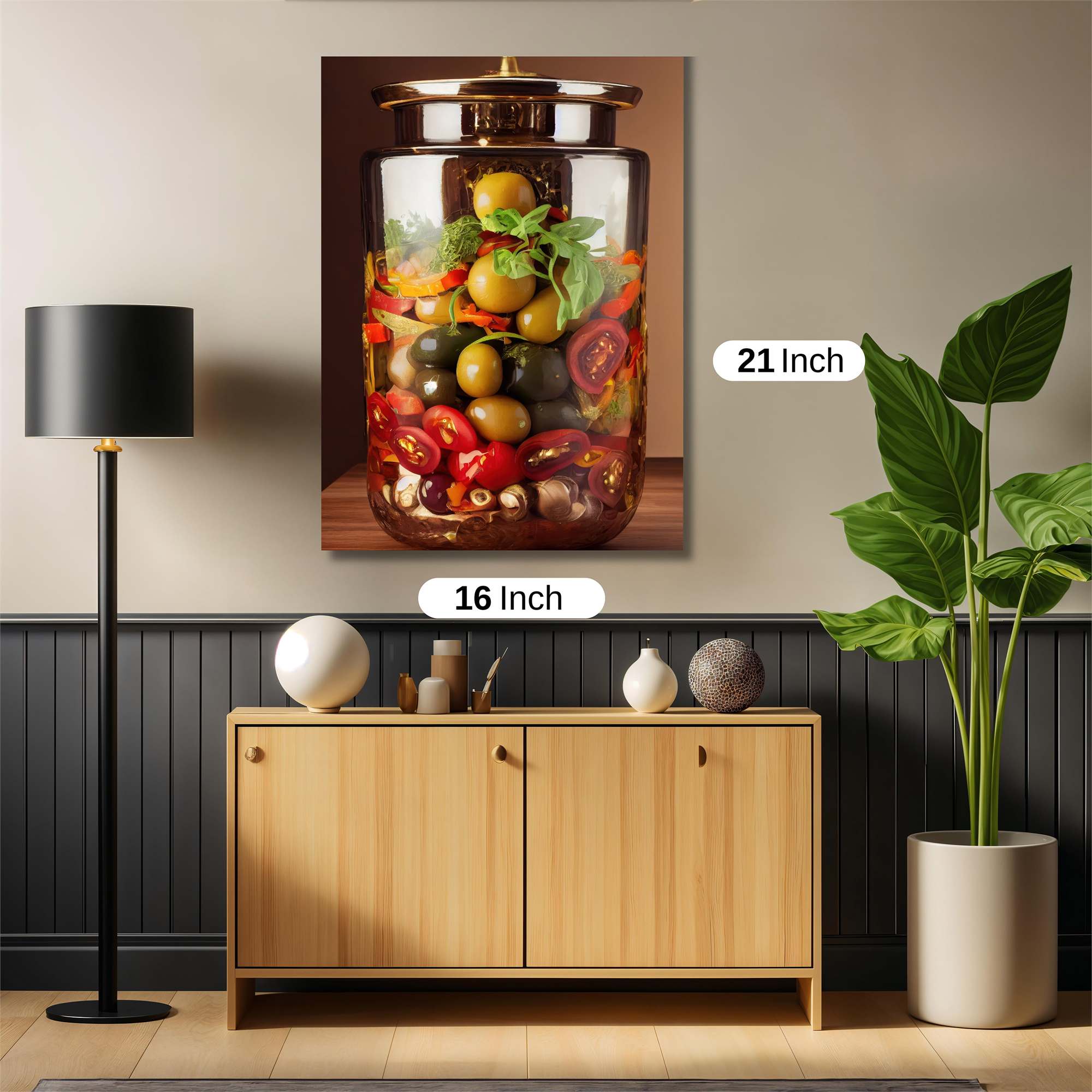 Olive Harmony Safe Wall Magnetic / M
