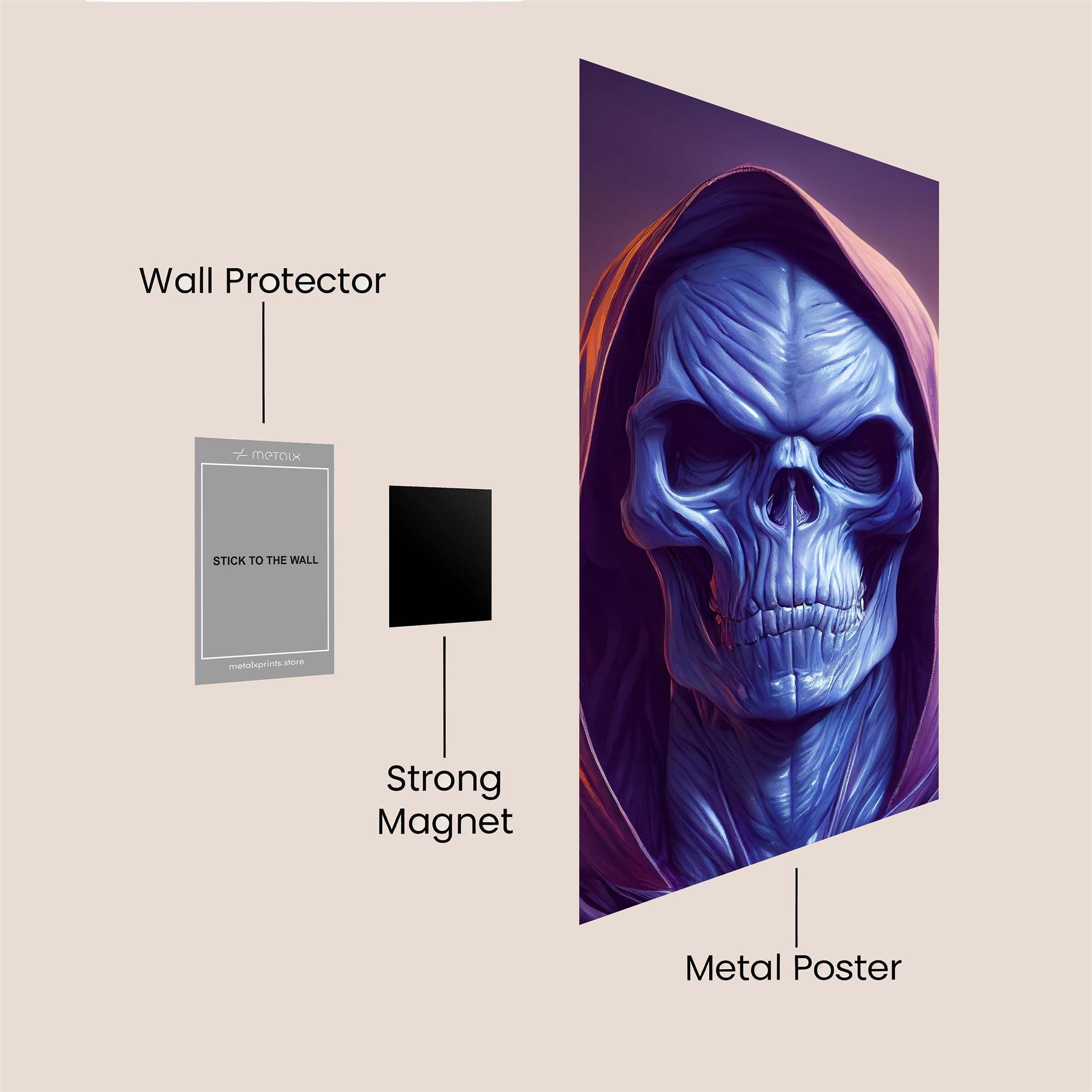 Reaper Gloom Safe Wall Magnetic / M