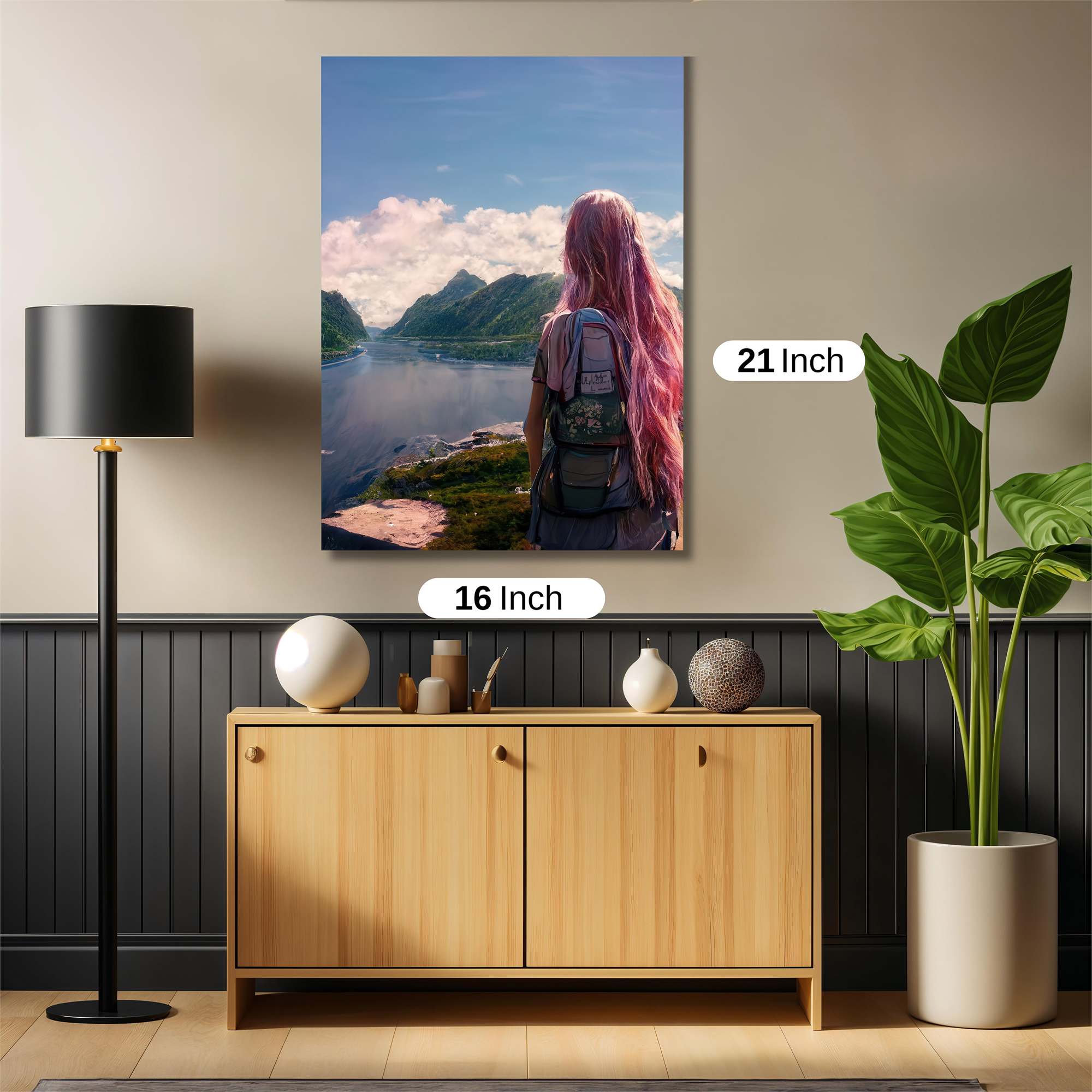 Wanderer's Serenity Safe Wall Magnetic / M