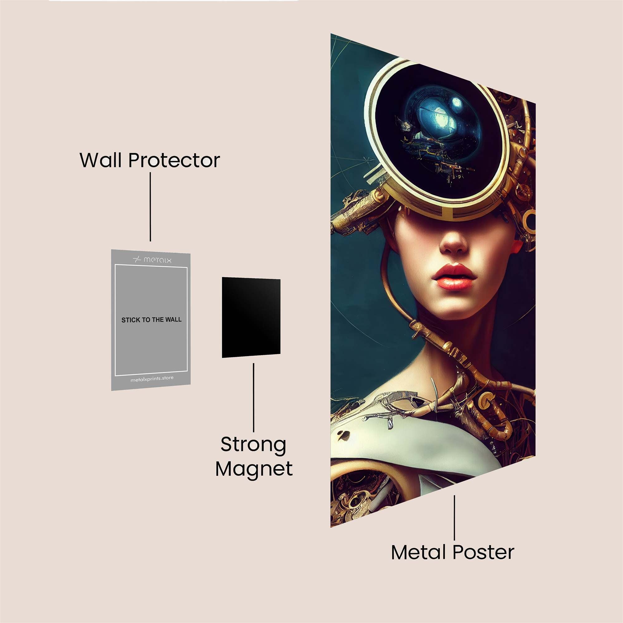 Visionary Enigma Safe Wall Magnetic / M