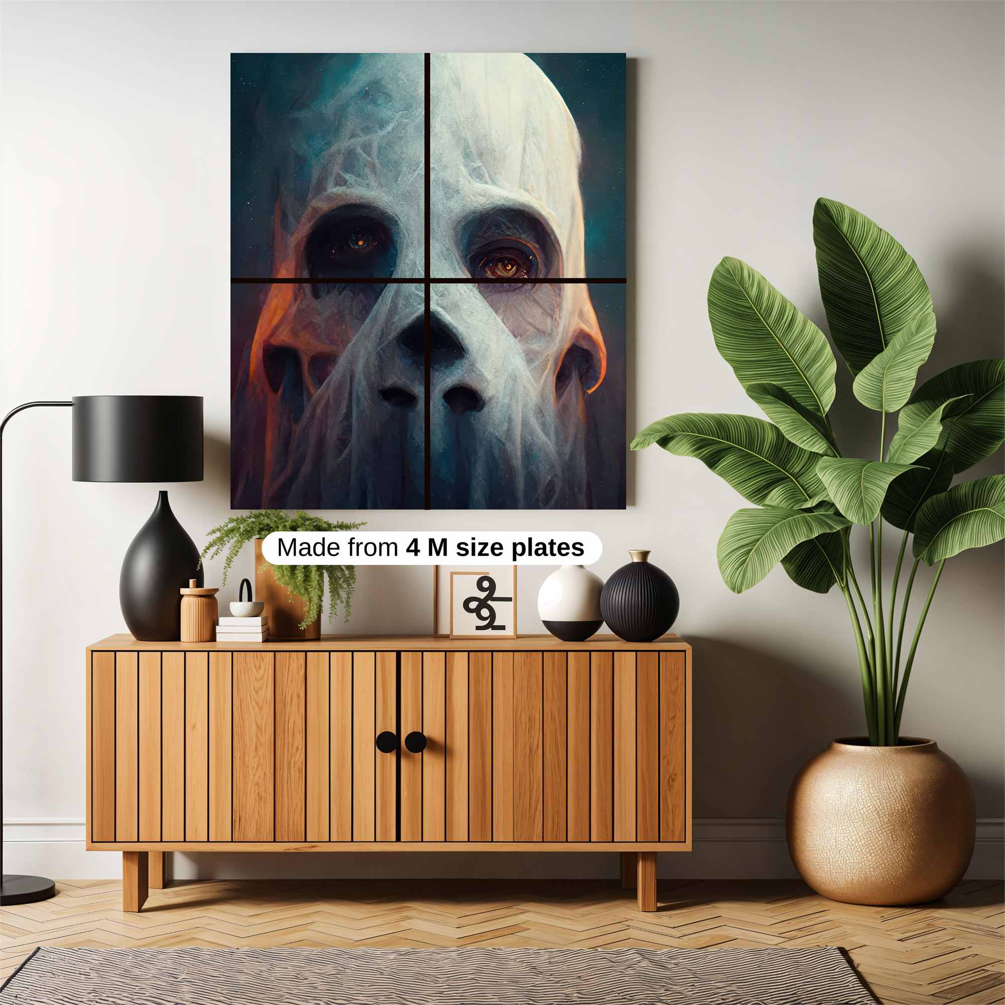Skull Ethereal Safe Wall Magnetic / M