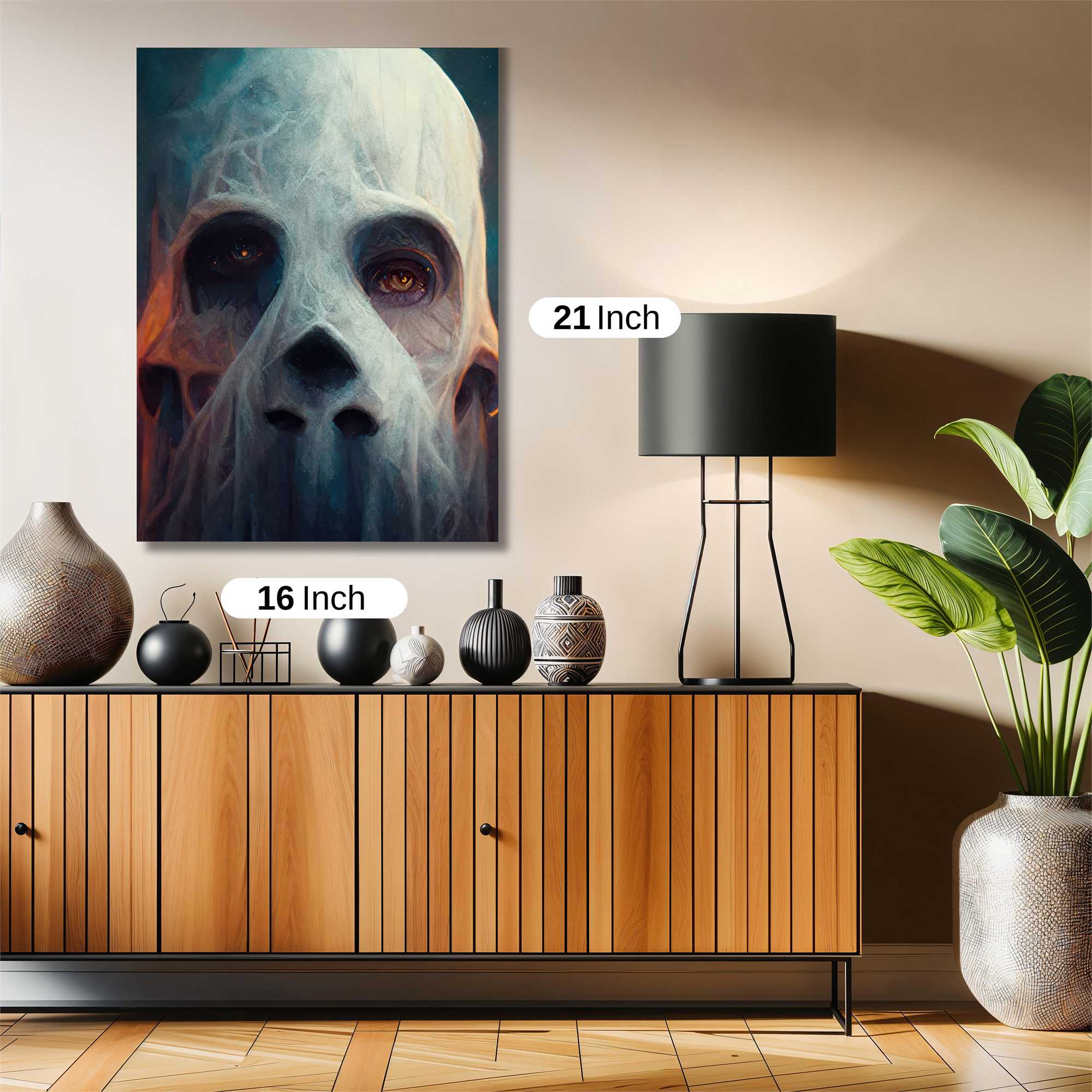 Skull Ethereal Safe Wall Magnetic / M
