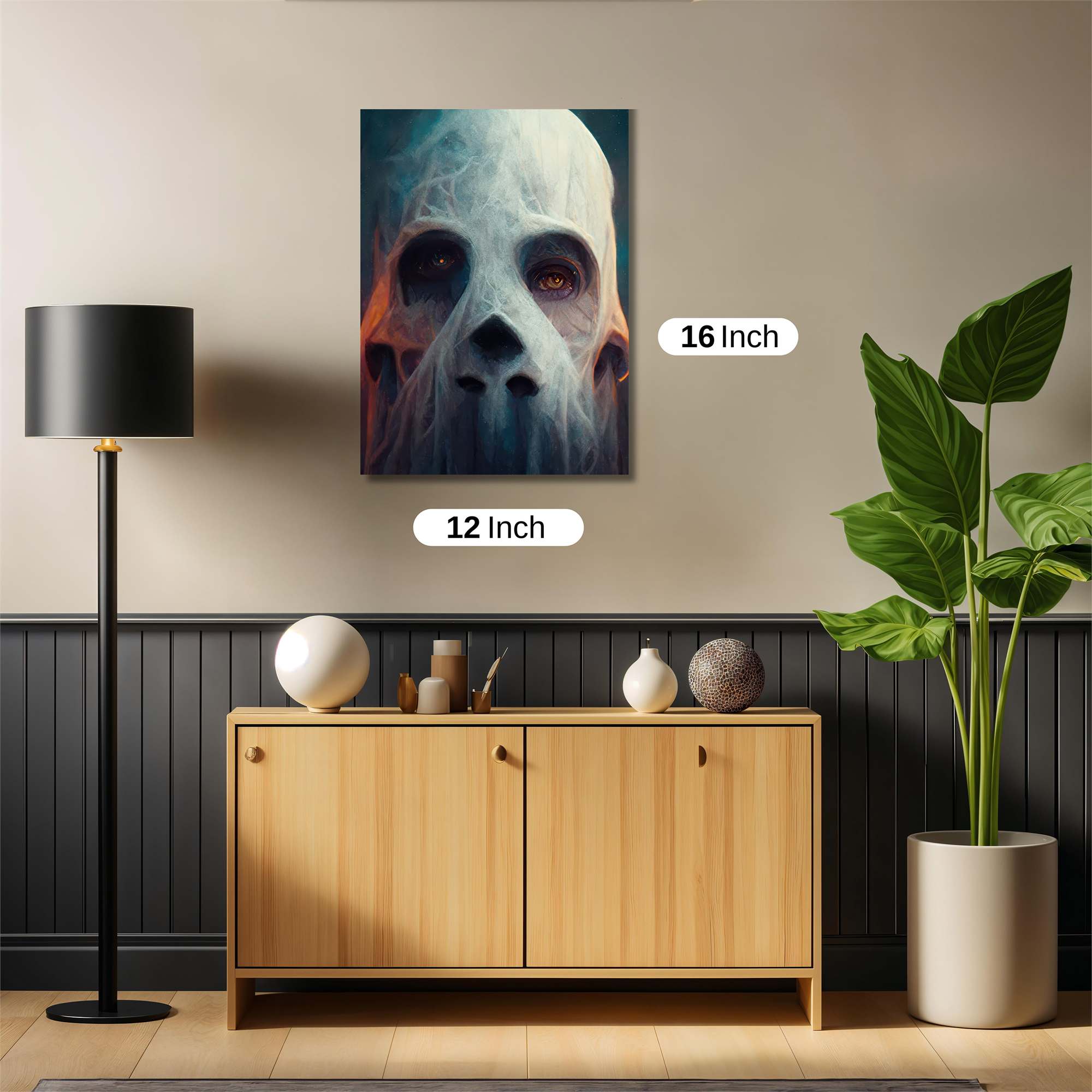 Skull Ethereal Safe Wall Magnetic / M