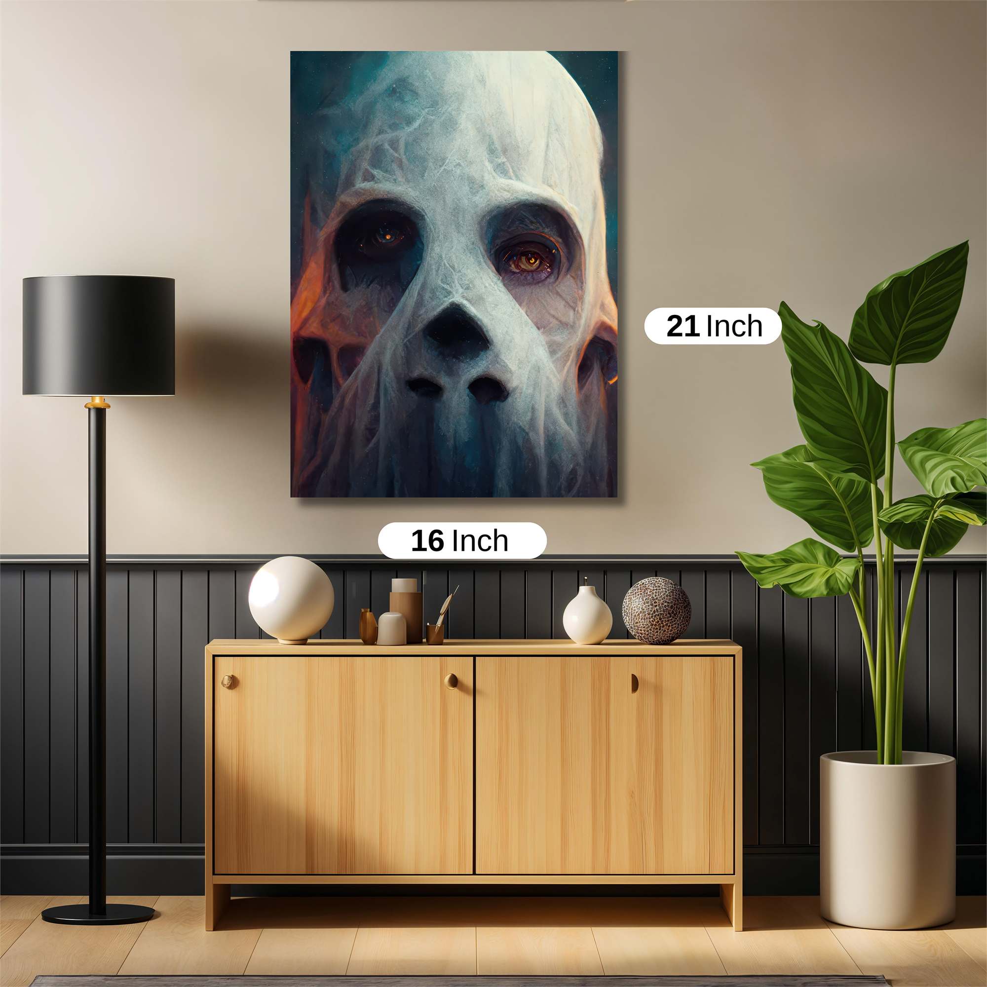 Skull Ethereal Safe Wall Magnetic / M