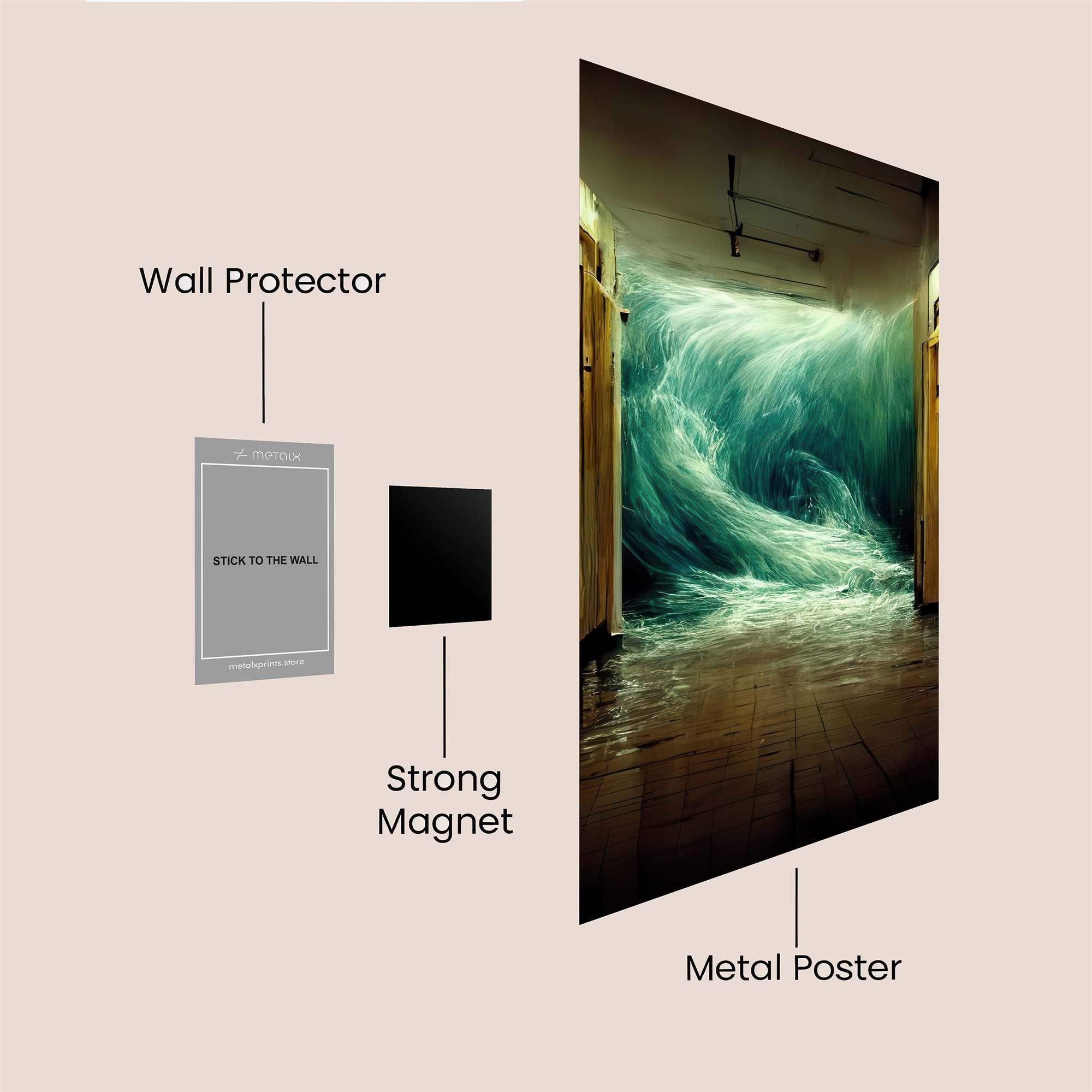 Wave Chaos Safe Wall Magnetic / M