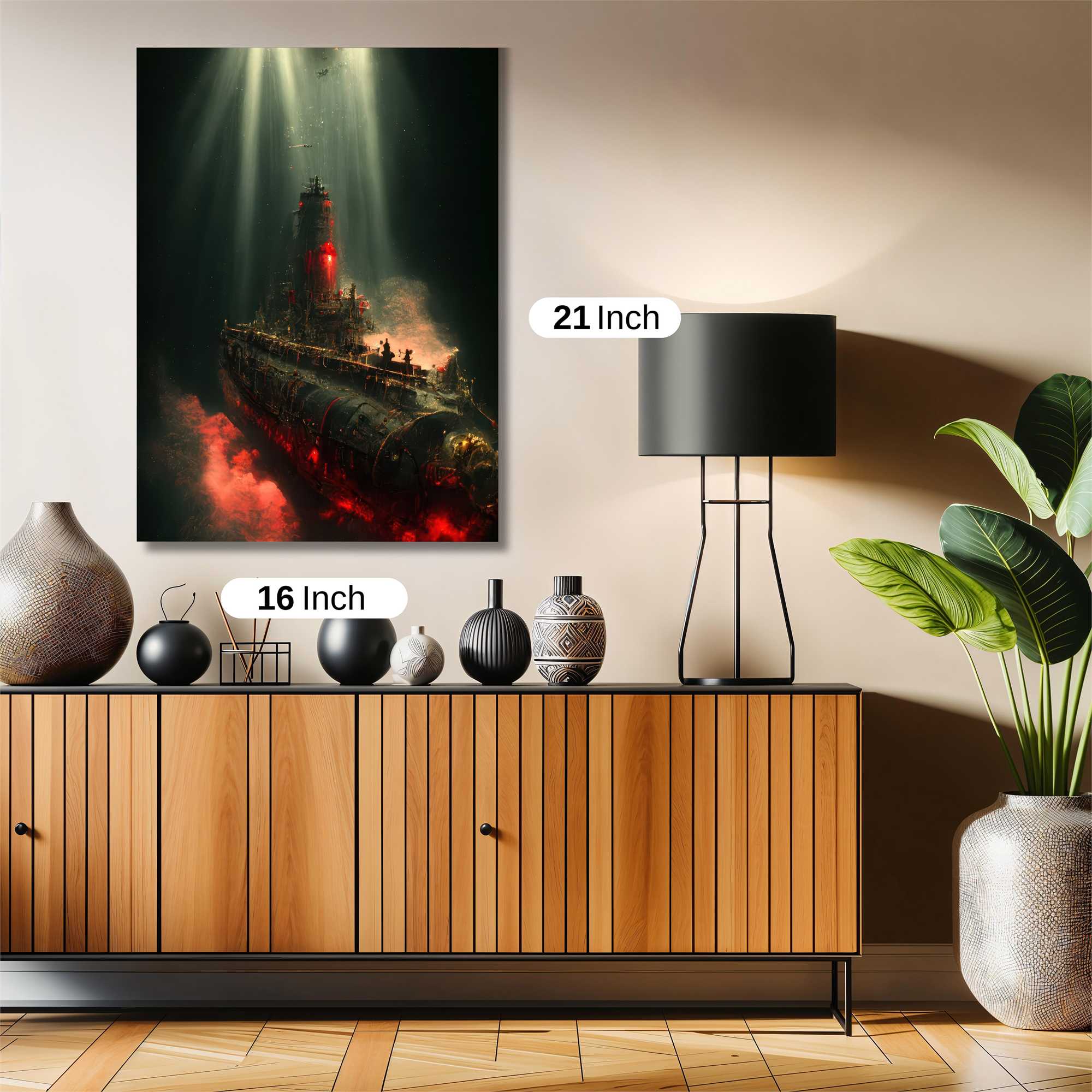 Submarine Gloom Safe Wall Magnetic / M