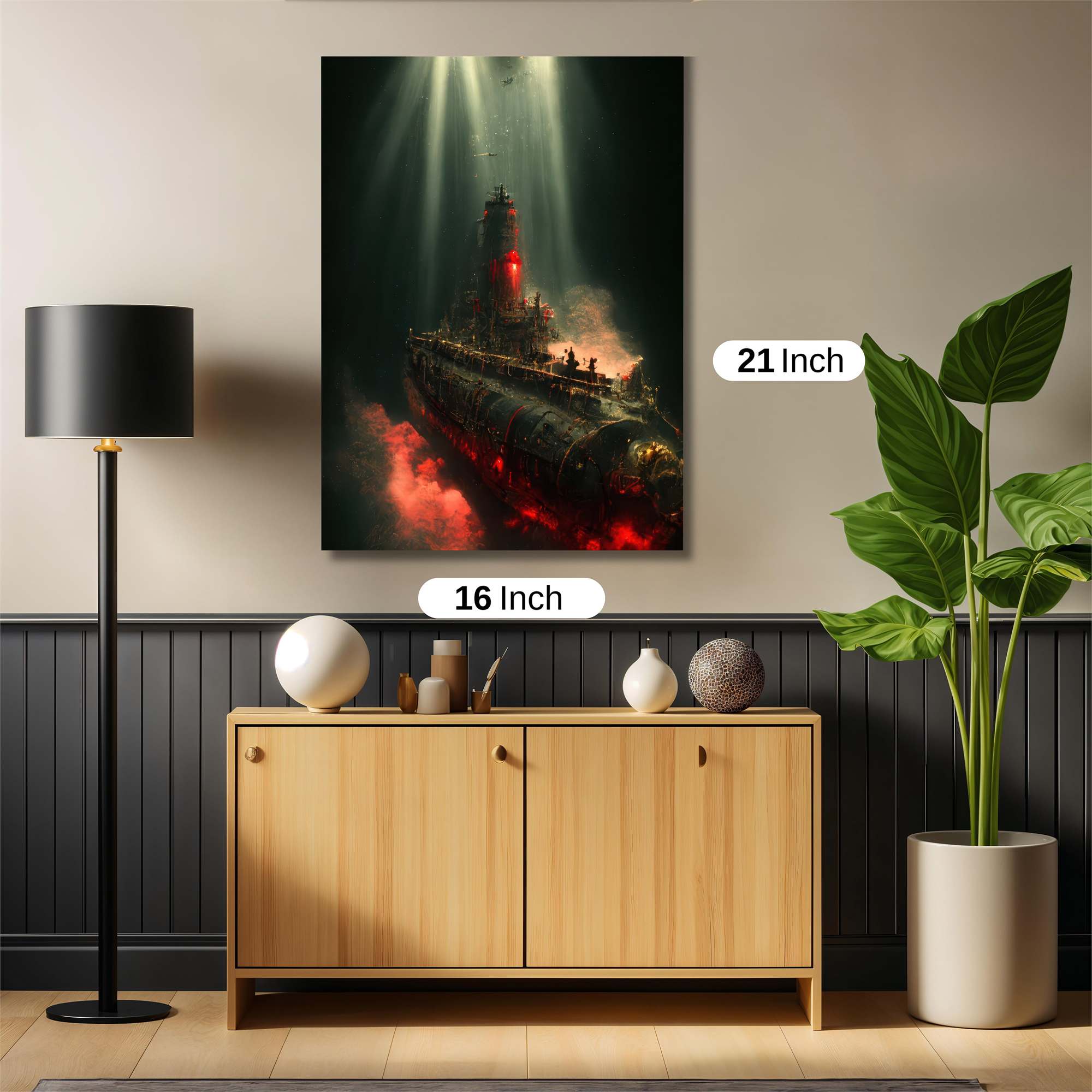 Submarine Gloom Safe Wall Magnetic / M