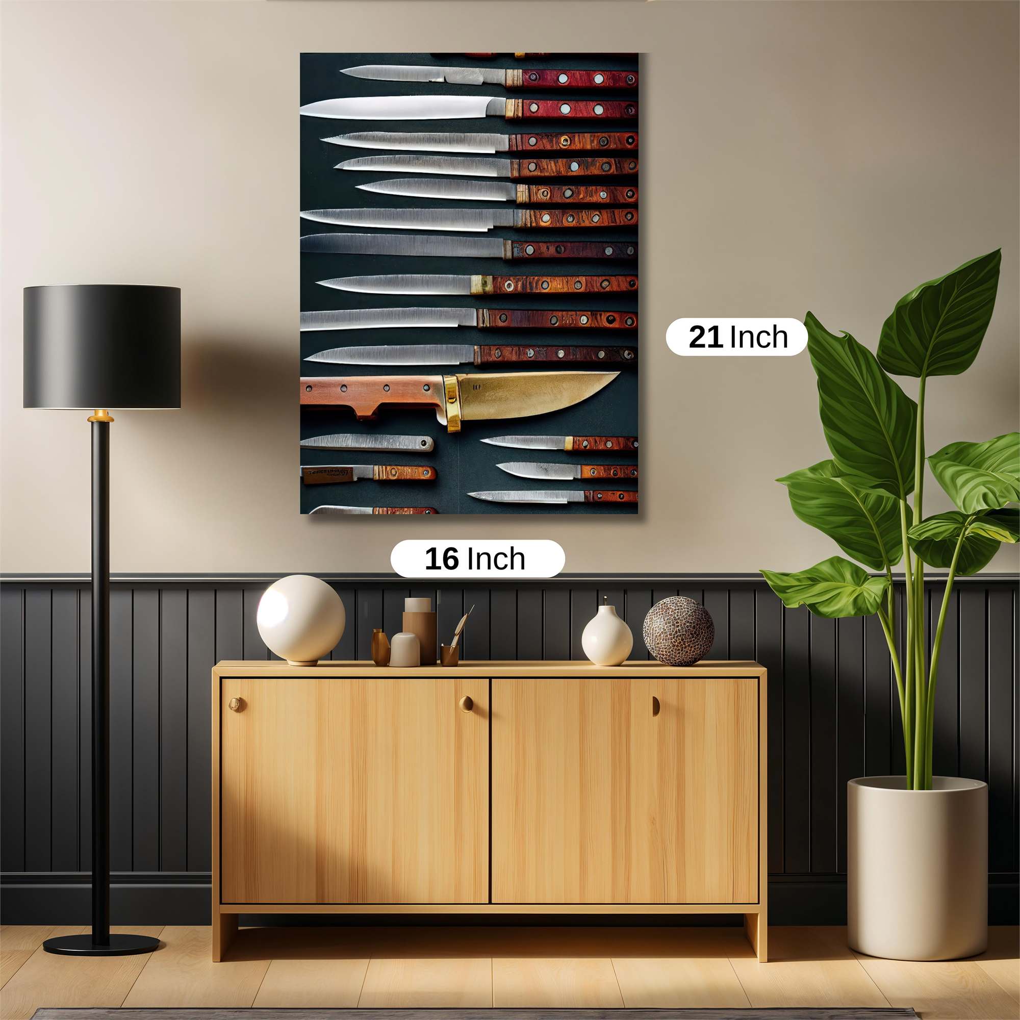 Knife Ensemble Safe Wall Magnetic / M