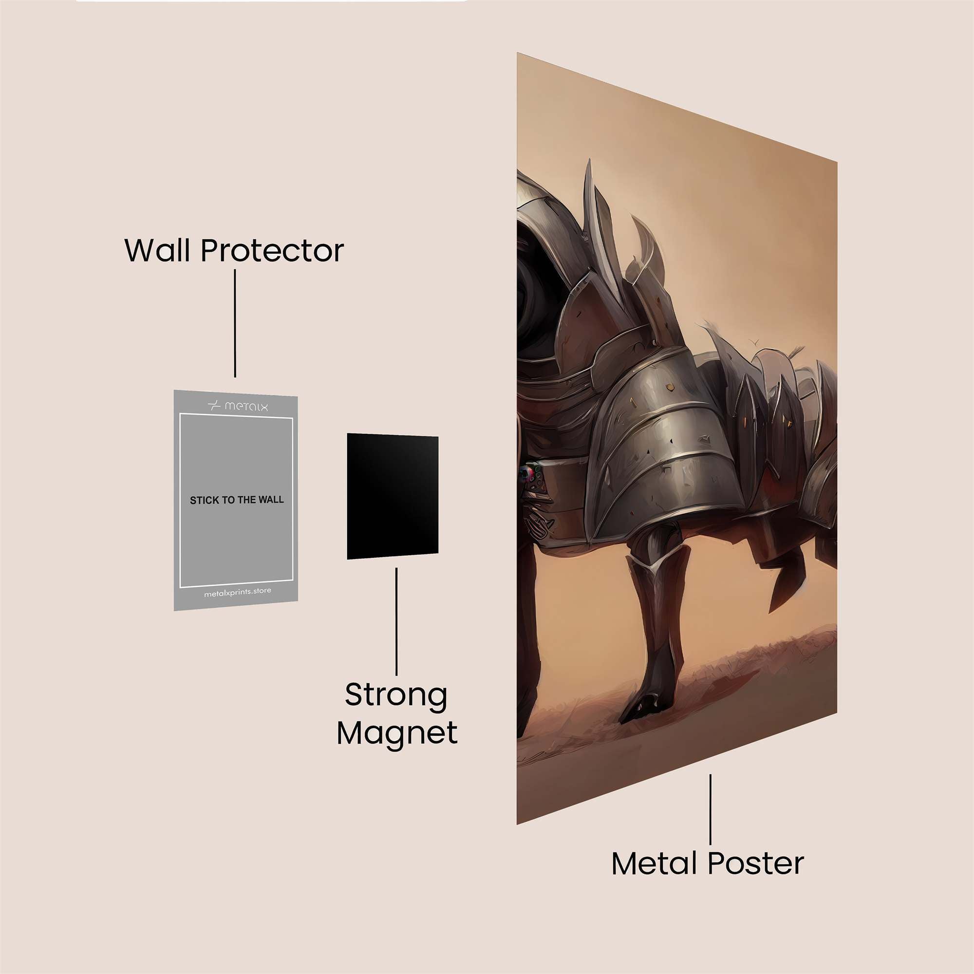 Warrior Valor Safe Wall Magnetic / M