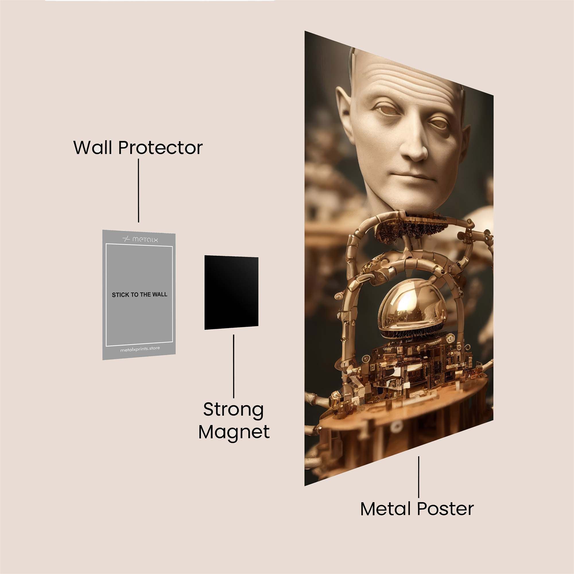 Orrery Enigma Safe Wall Magnetic / M