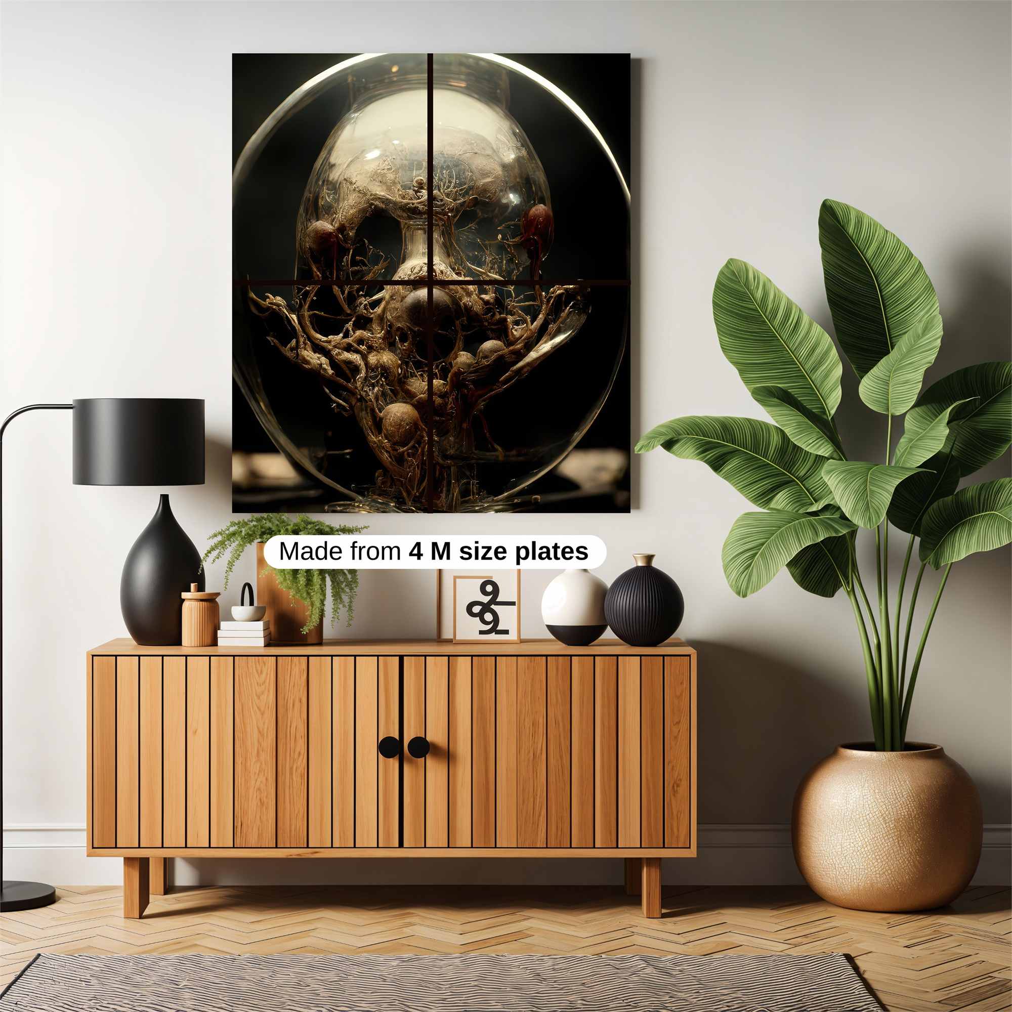 Skull Enigma Safe Wall Magnetic / M