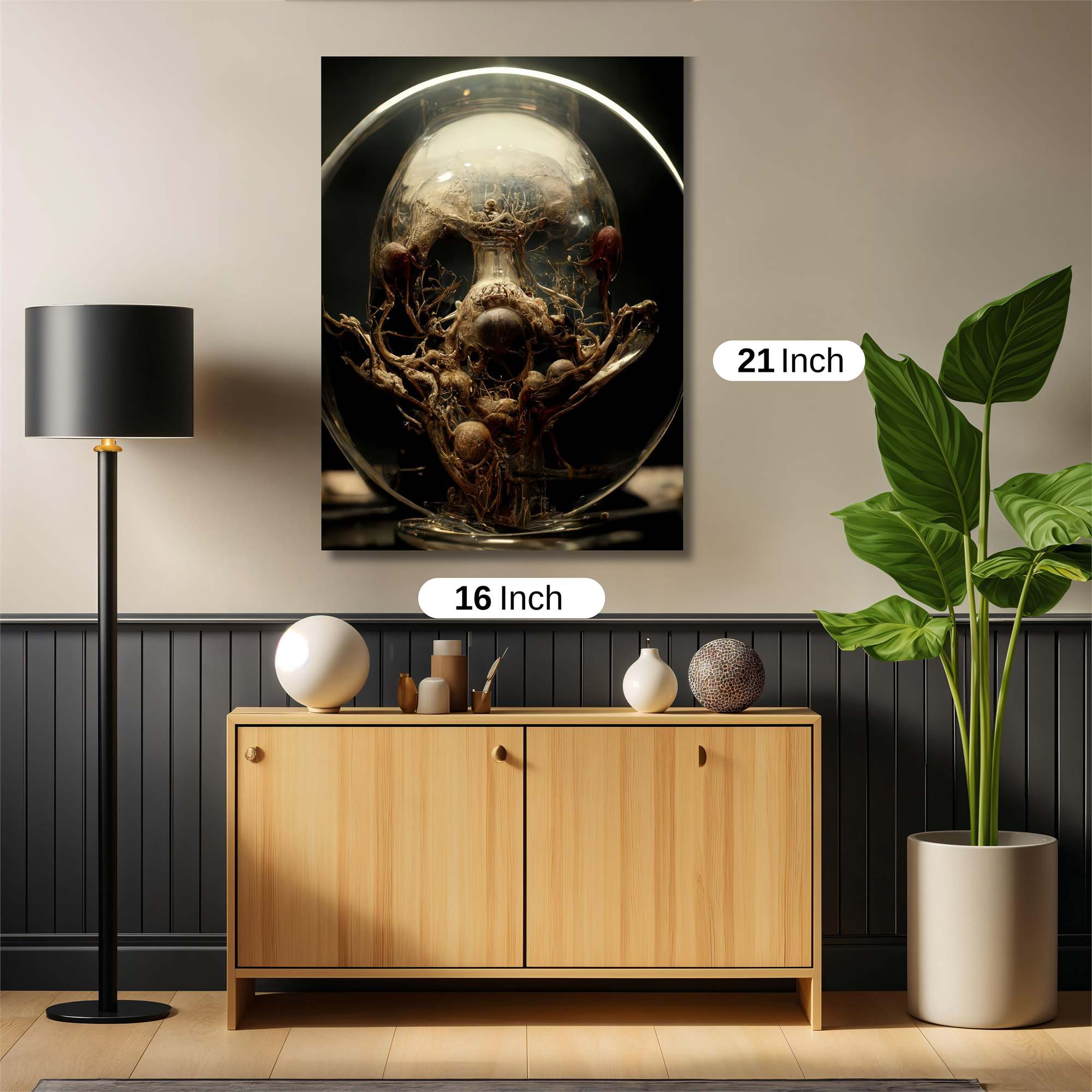 Skull Enigma Safe Wall Magnetic / M