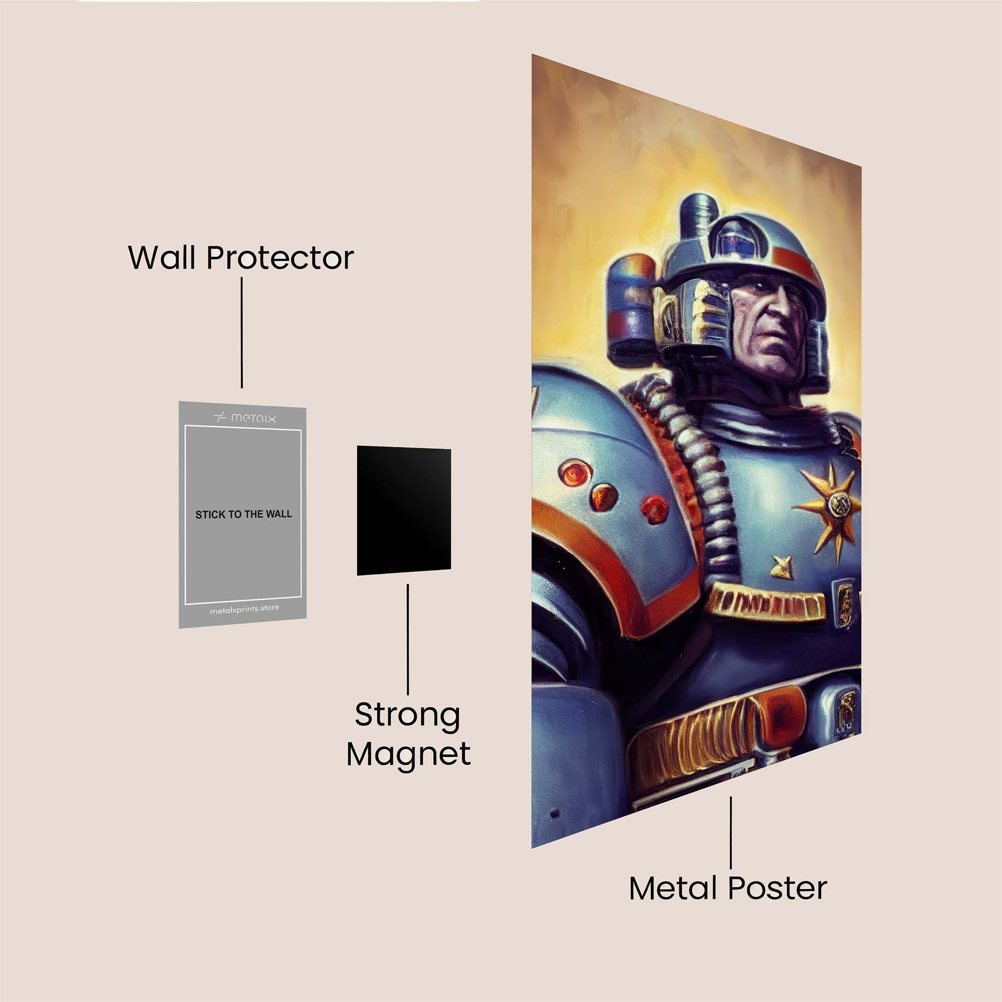 Dreadnought Valor Safe Wall Magnetic / M